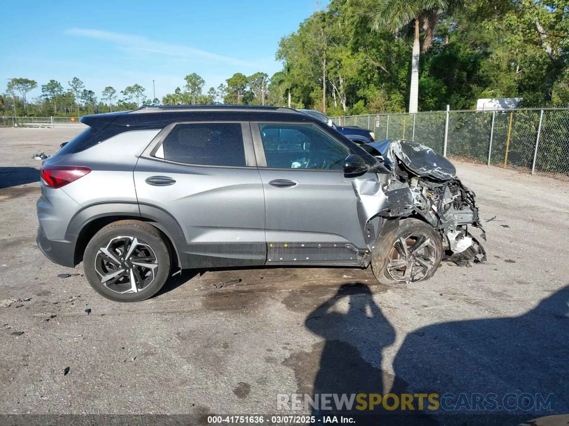 13 Photograph of a damaged car KL79MUSL5MB133239 CHEVROLET TRAILBLAZER 2021