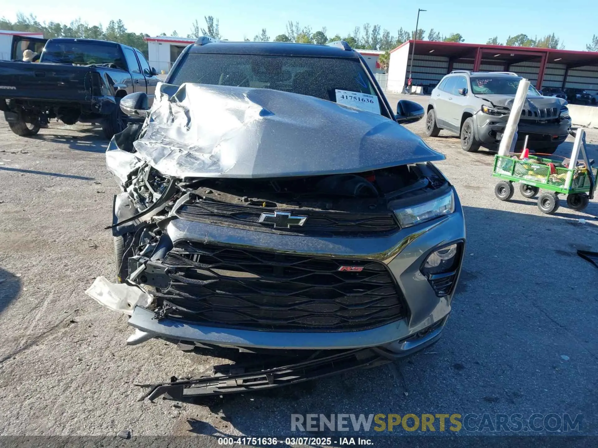 6 Photograph of a damaged car KL79MUSL5MB133239 CHEVROLET TRAILBLAZER 2021