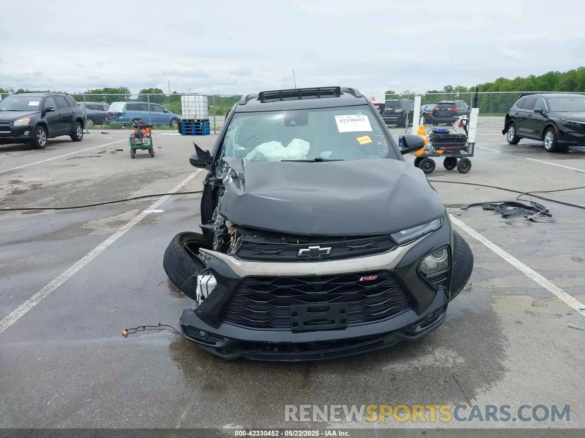13 Photograph of a damaged car KL79MUSL6MB138398 CHEVROLET TRAILBLAZER 2021
