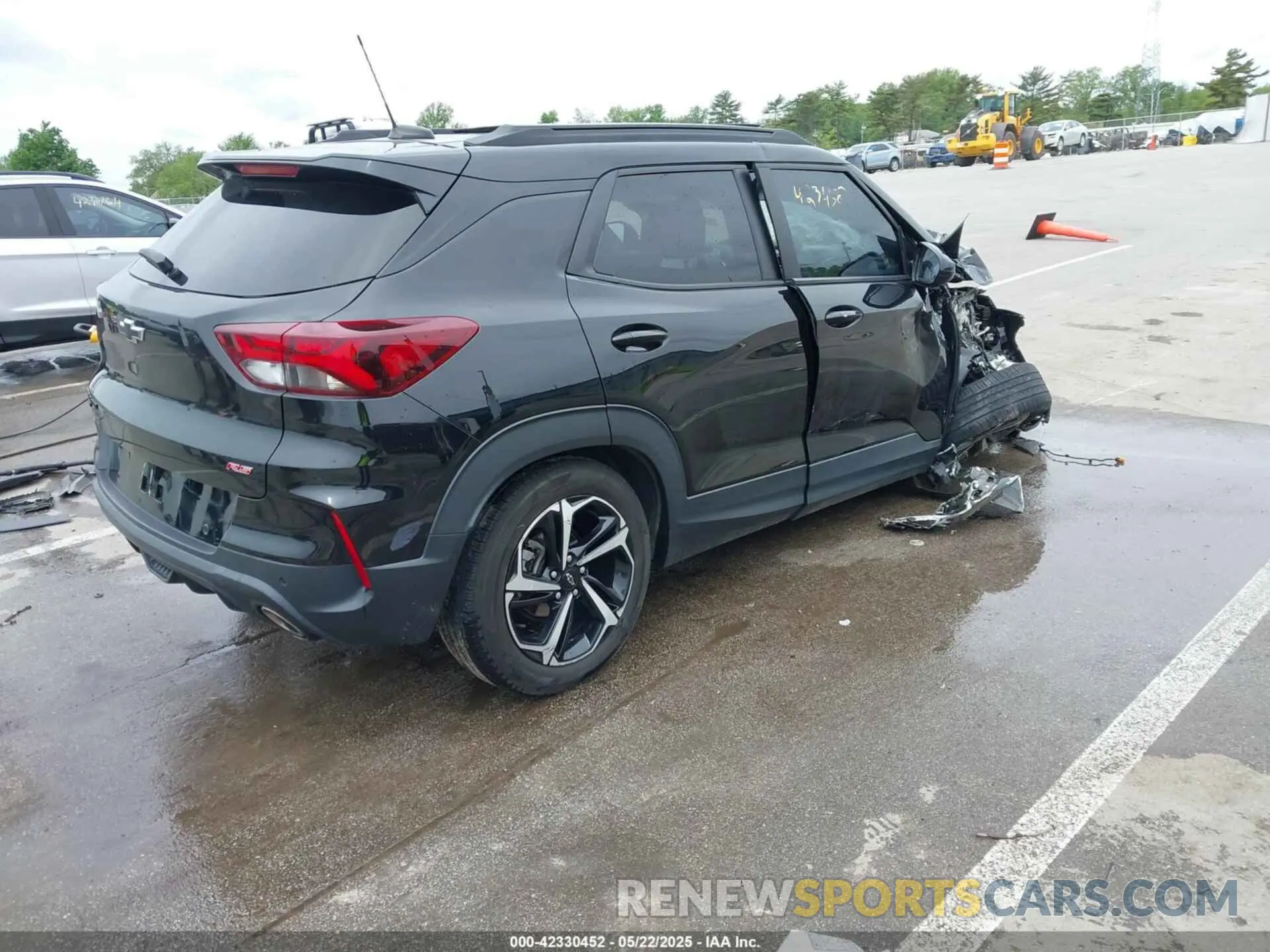 4 Photograph of a damaged car KL79MUSL6MB138398 CHEVROLET TRAILBLAZER 2021
