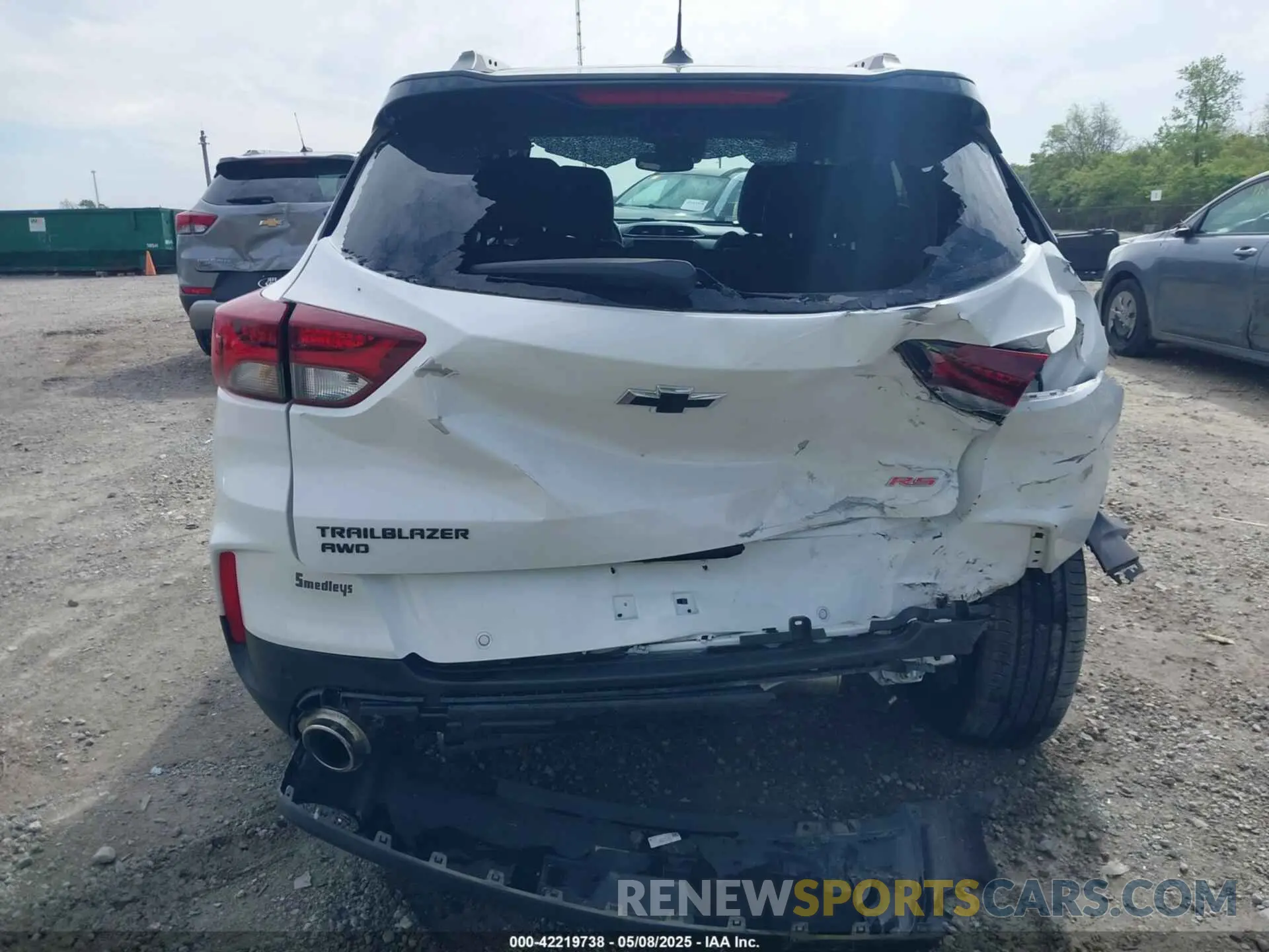 16 Photograph of a damaged car KL79MUSL6MB153516 CHEVROLET TRAILBLAZER 2021