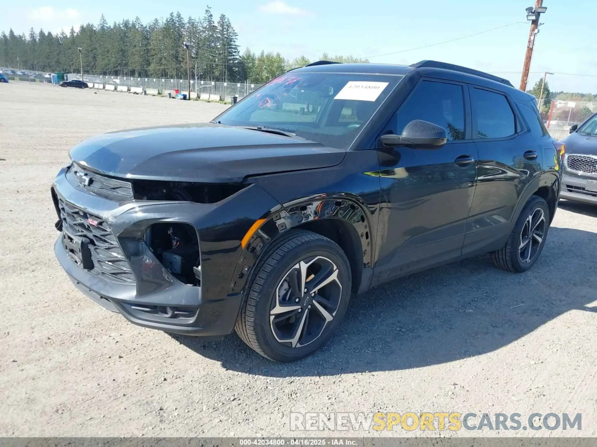 2 Photograph of a damaged car KL79MUSL6MB154908 CHEVROLET TRAILBLAZER 2021