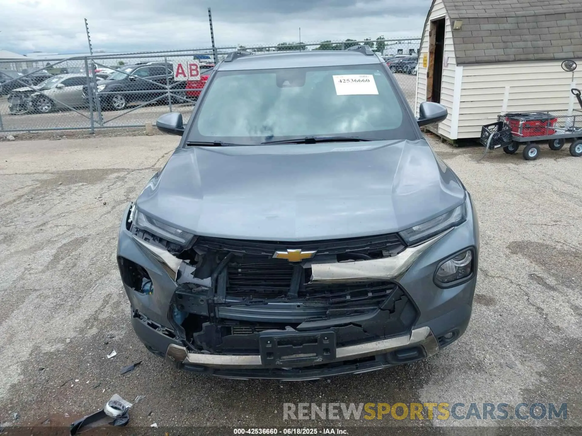 12 Photograph of a damaged car KL79MVSL6MB175683 CHEVROLET TRAILBLAZER 2021
