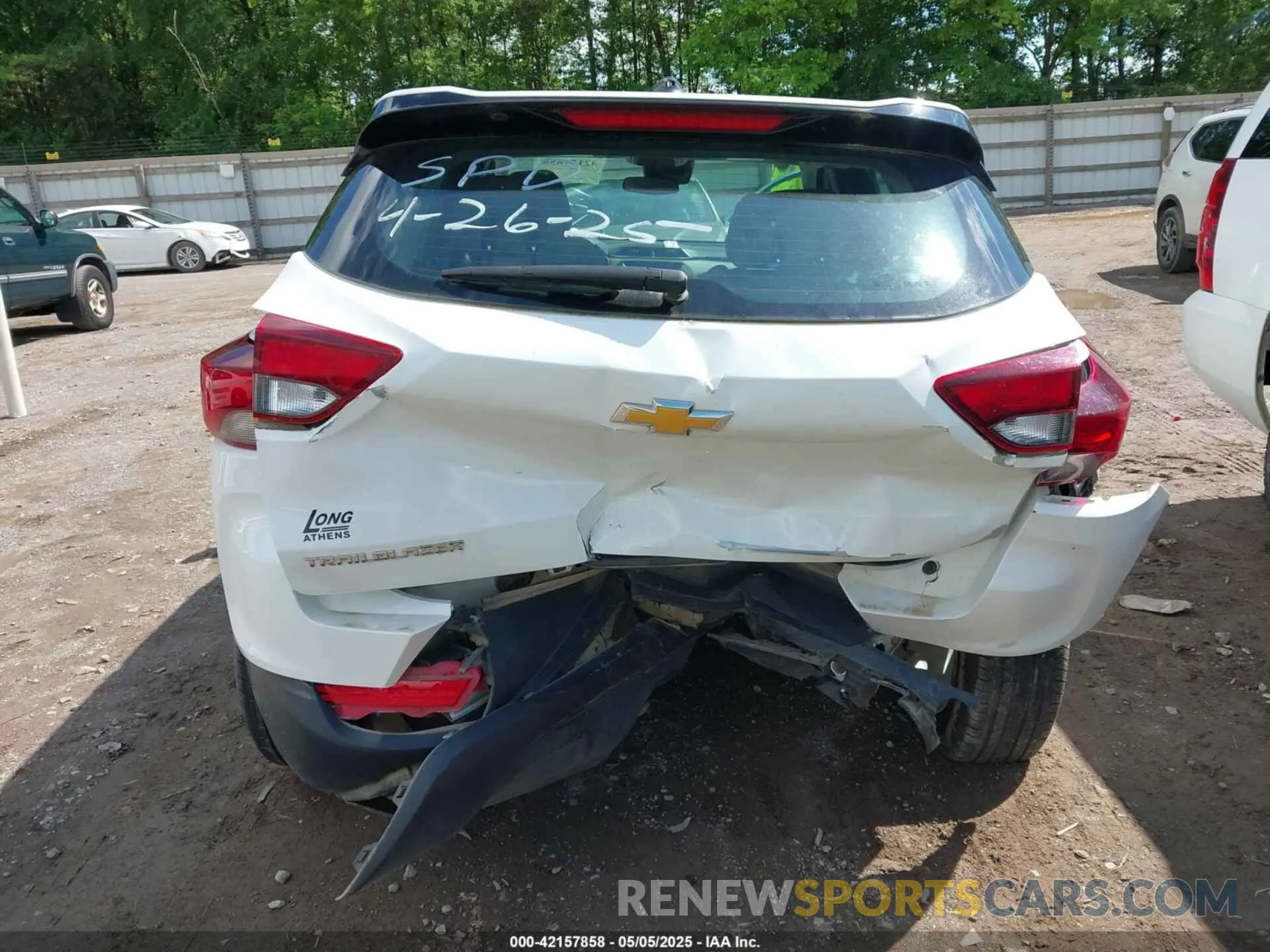 16 Photograph of a damaged car KL79MMS21NB104751 CHEVROLET TRAILBLAZER 2022