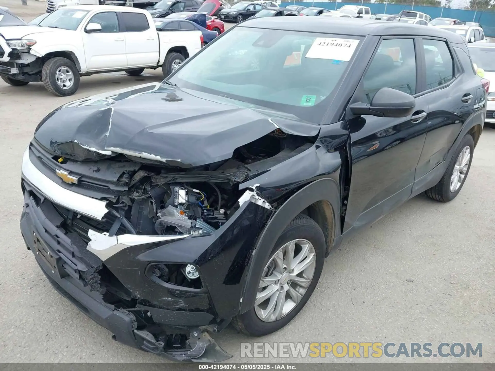 6 Photograph of a damaged car KL79MMS28NB103547 CHEVROLET TRAILBLAZER 2022