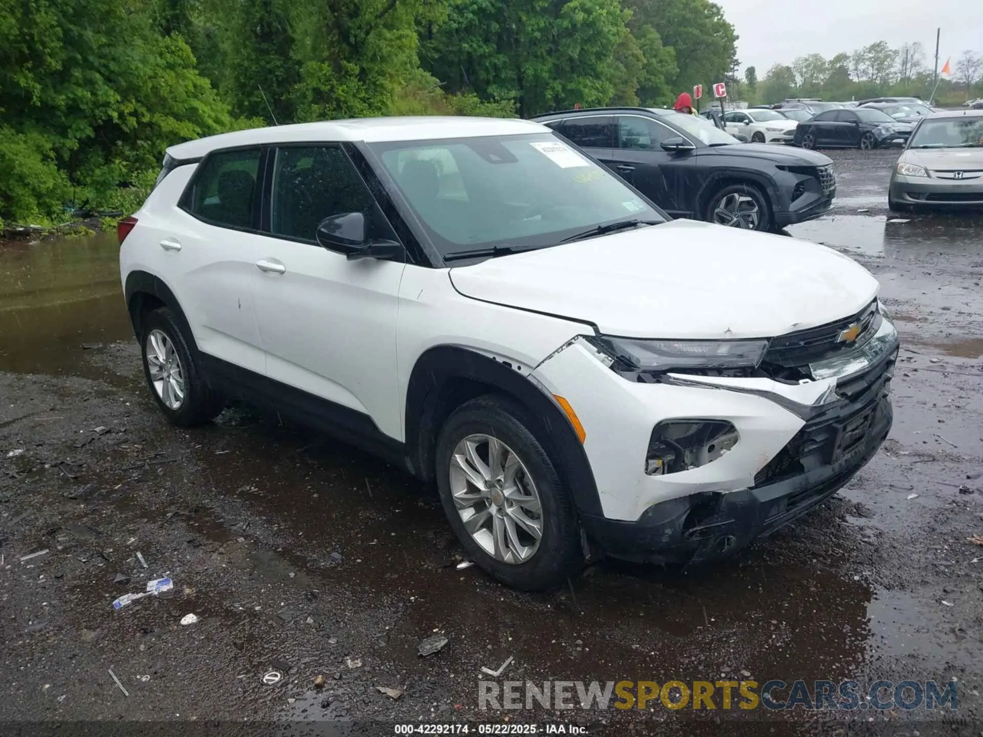 1 Photograph of a damaged car KL79MNSL1NB026387 CHEVROLET TRAILBLAZER 2022