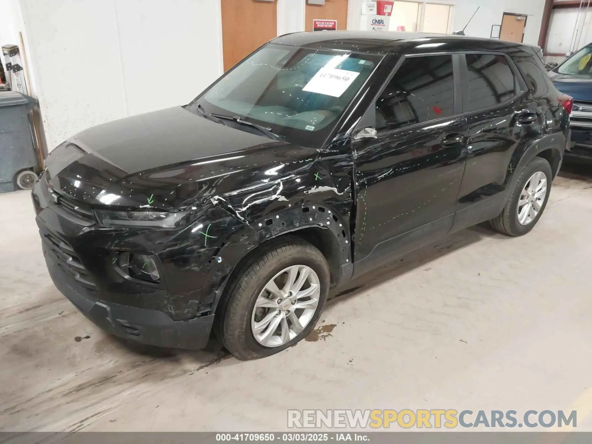 2 Photograph of a damaged car KL79MNSL2NB014071 CHEVROLET TRAILBLAZER 2022