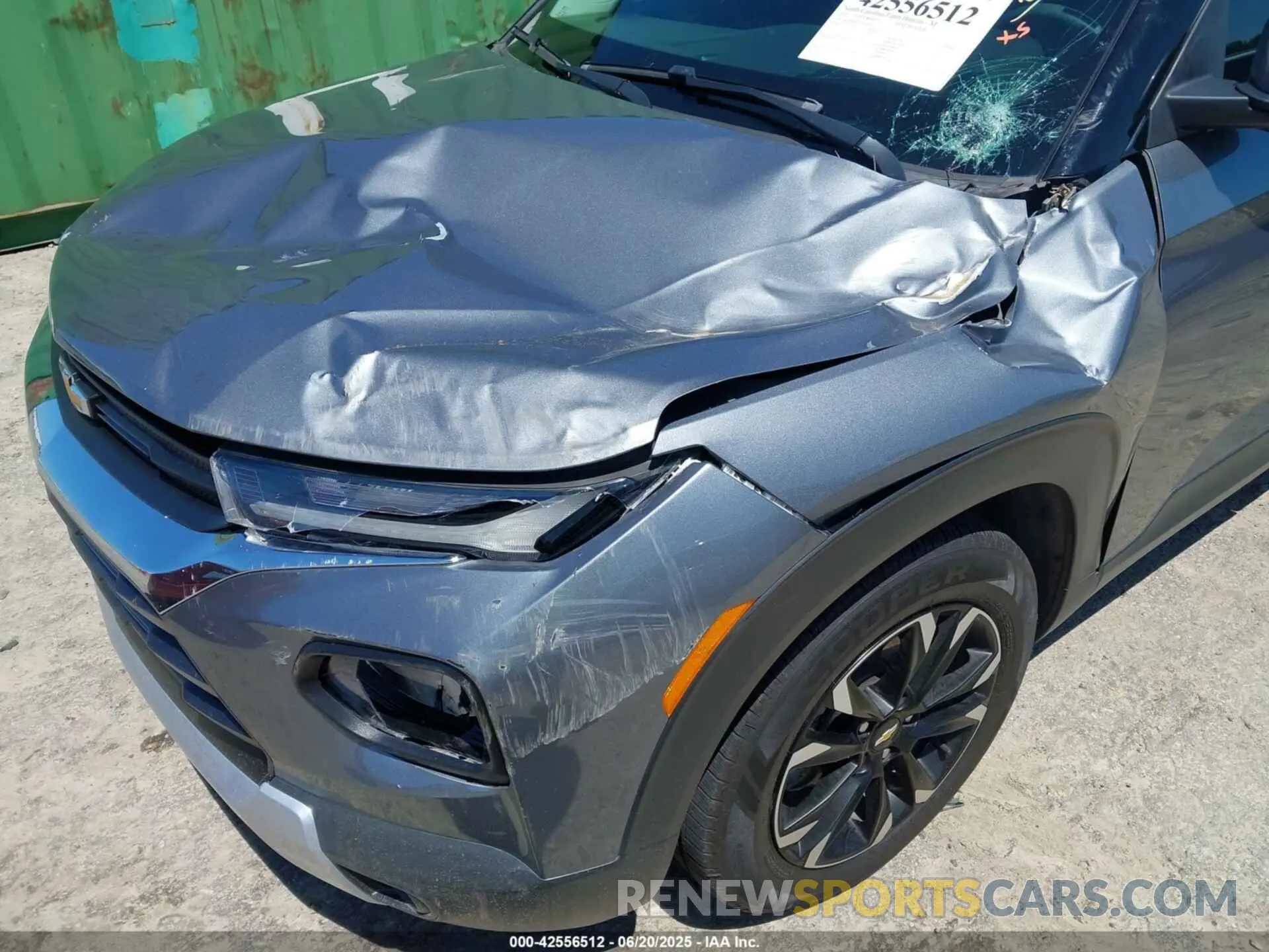 6 Photograph of a damaged car KL79MPS26NB015632 CHEVROLET TRAILBLAZER 2022