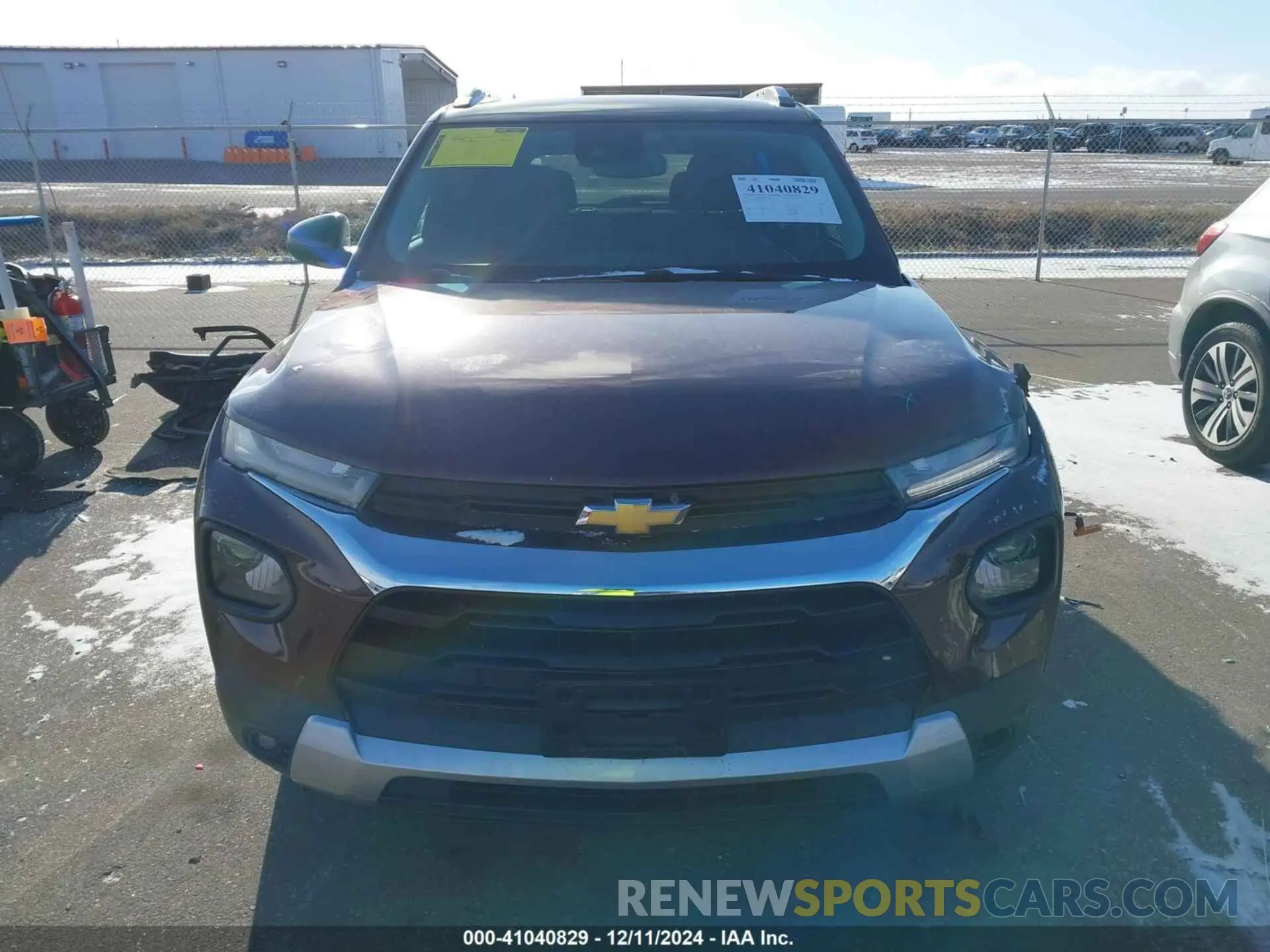 13 Photograph of a damaged car KL79MPS2XNB111649 CHEVROLET TRAILBLAZER 2022