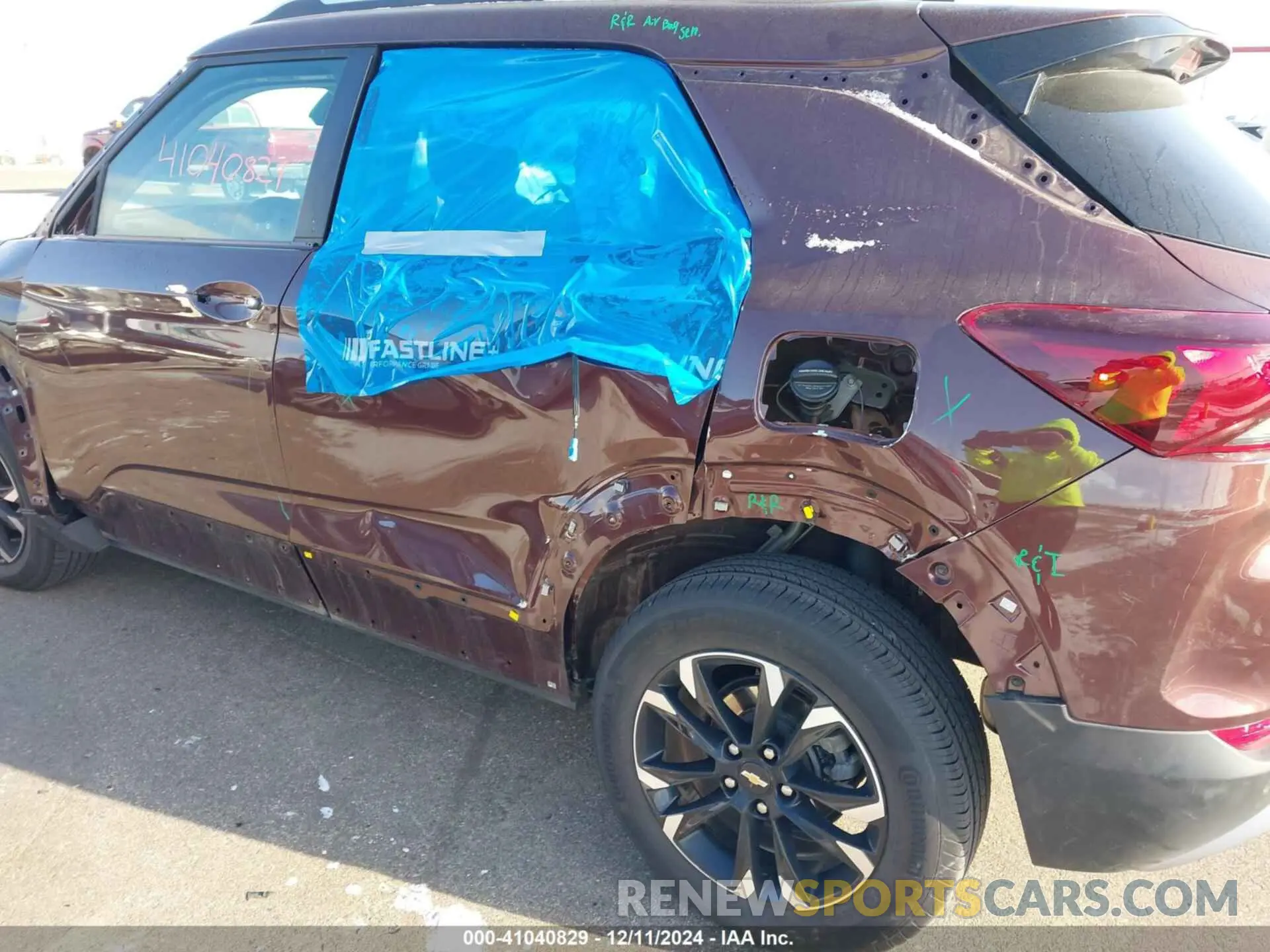6 Photograph of a damaged car KL79MPS2XNB111649 CHEVROLET TRAILBLAZER 2022