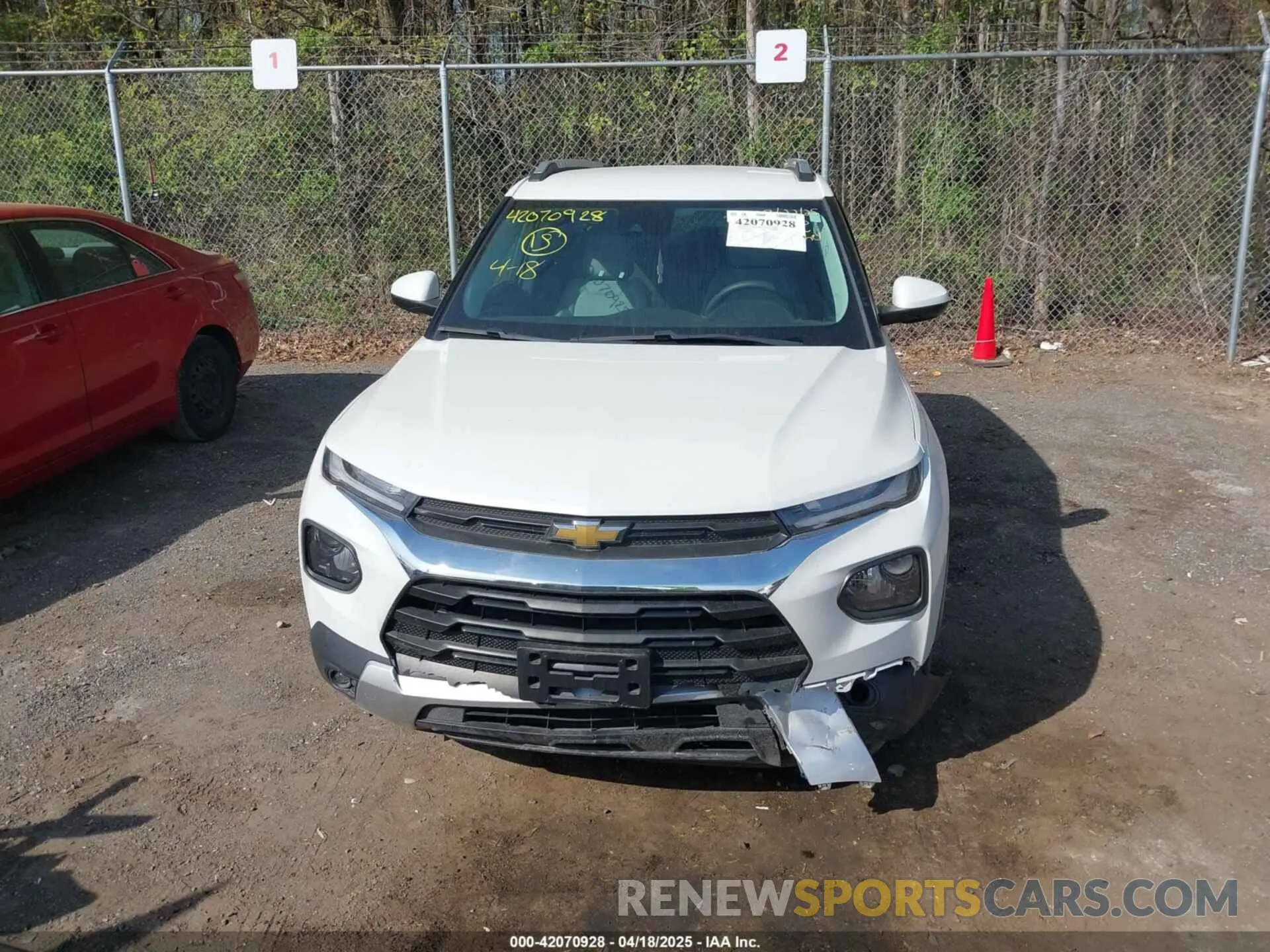 13 Photograph of a damaged car KL79MPSL0NB024691 CHEVROLET TRAILBLAZER 2022