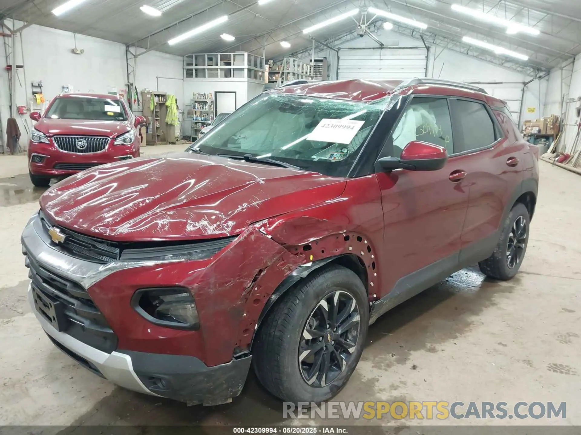 2 Photograph of a damaged car KL79MPSL3NB061458 CHEVROLET TRAILBLAZER 2022