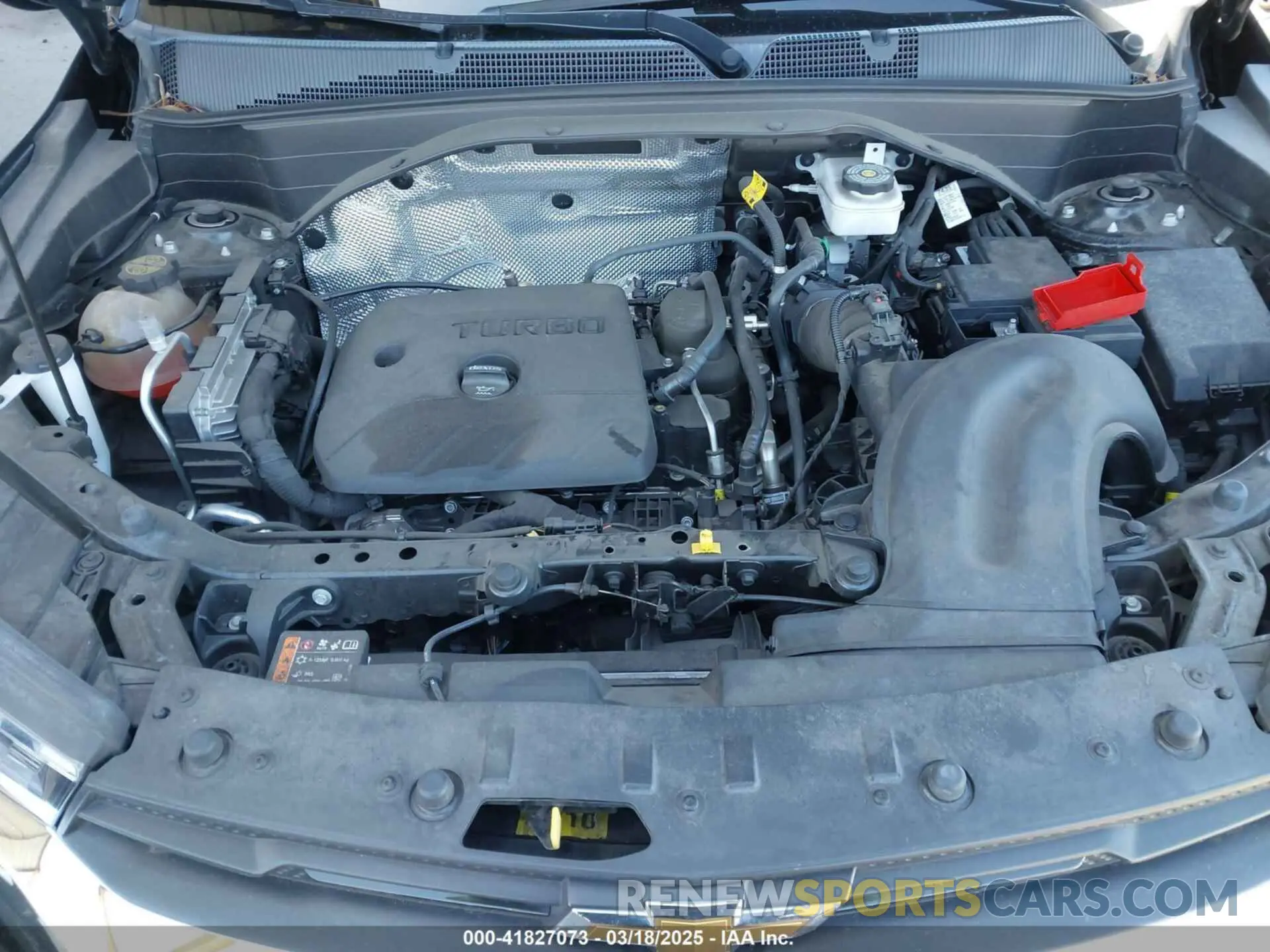 10 Photograph of a damaged car KL79MPSL3NB101554 CHEVROLET TRAILBLAZER 2022