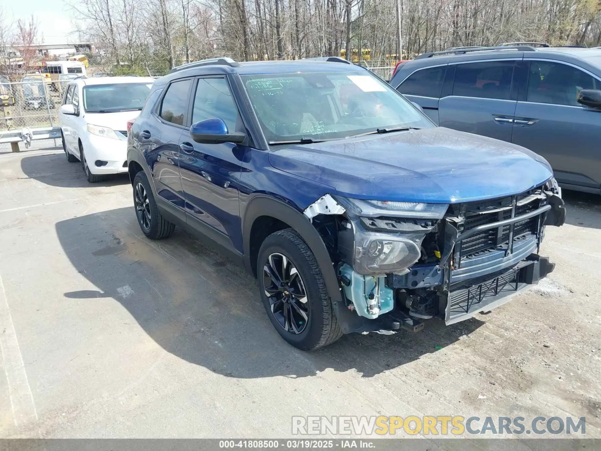 1 Photograph of a damaged car KL79MPSL7NB025451 CHEVROLET TRAILBLAZER 2022