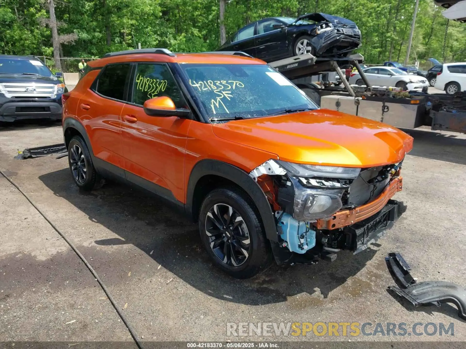 1 Photograph of a damaged car KL79MRSL1NB148237 CHEVROLET TRAILBLAZER 2022