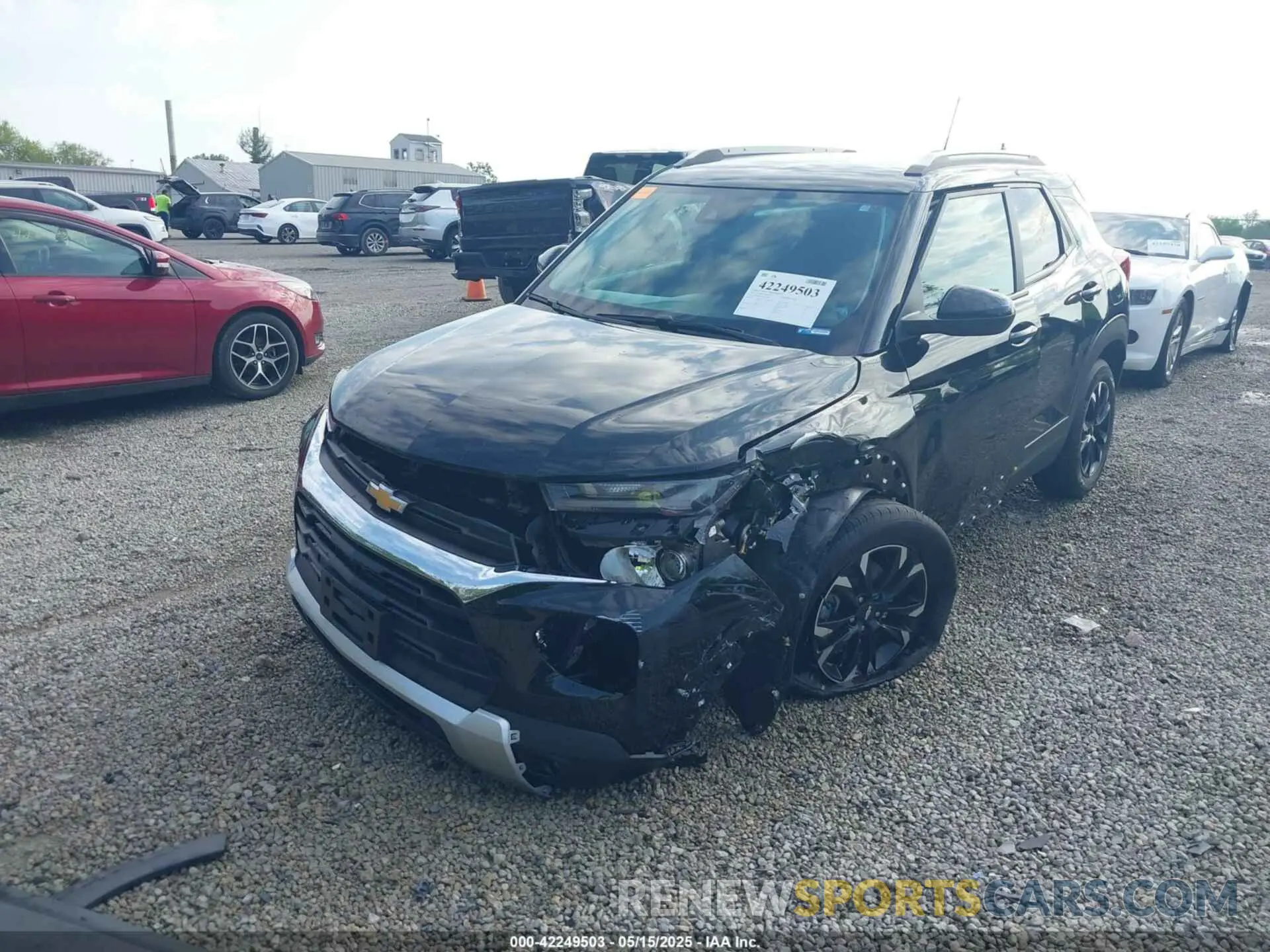 2 Photograph of a damaged car KL79MRSL5NB017683 CHEVROLET TRAILBLAZER 2022