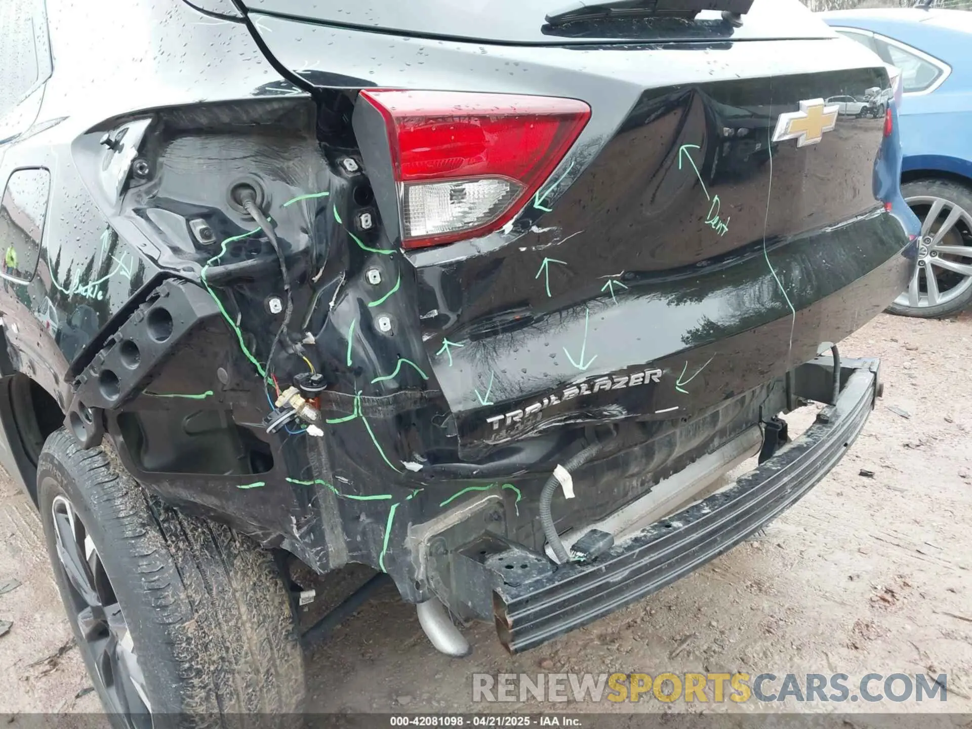 6 Photograph of a damaged car KL79MRSL6NB012136 CHEVROLET TRAILBLAZER 2022