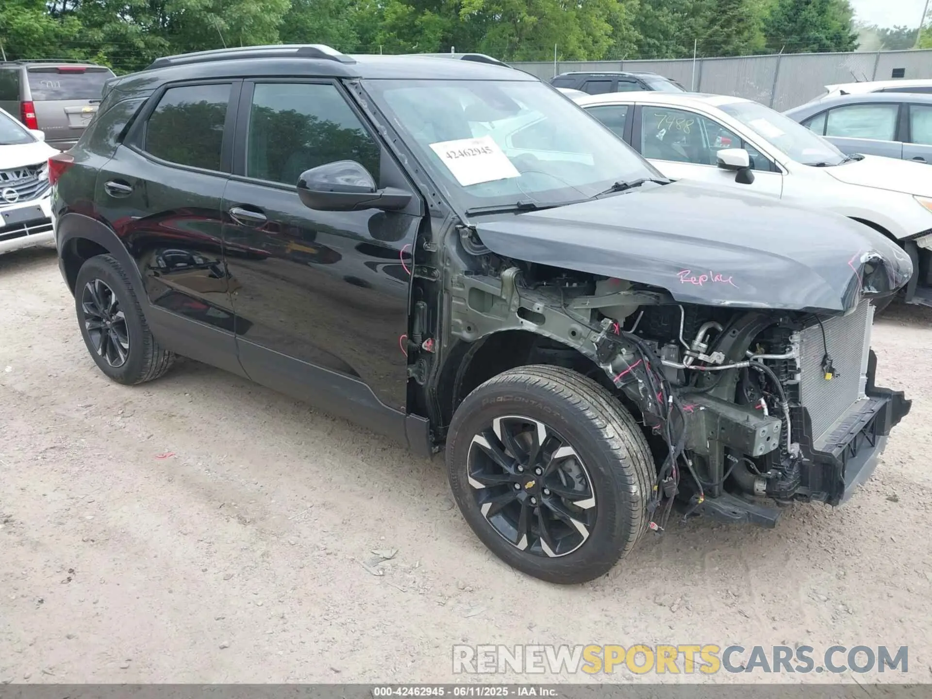 1 Photograph of a damaged car KL79MRSL6NB104914 CHEVROLET TRAILBLAZER 2022