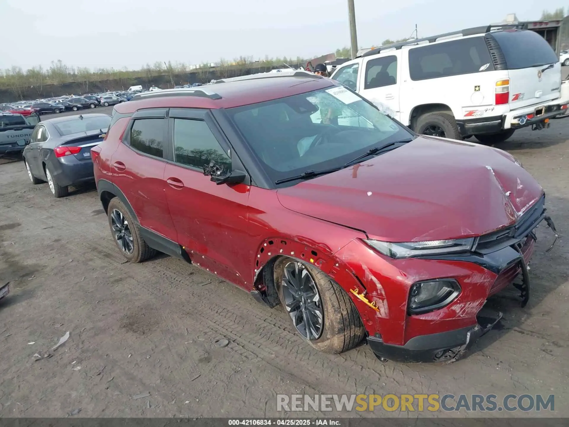 1 Photograph of a damaged car KL79MRSL8NB096010 CHEVROLET TRAILBLAZER 2022