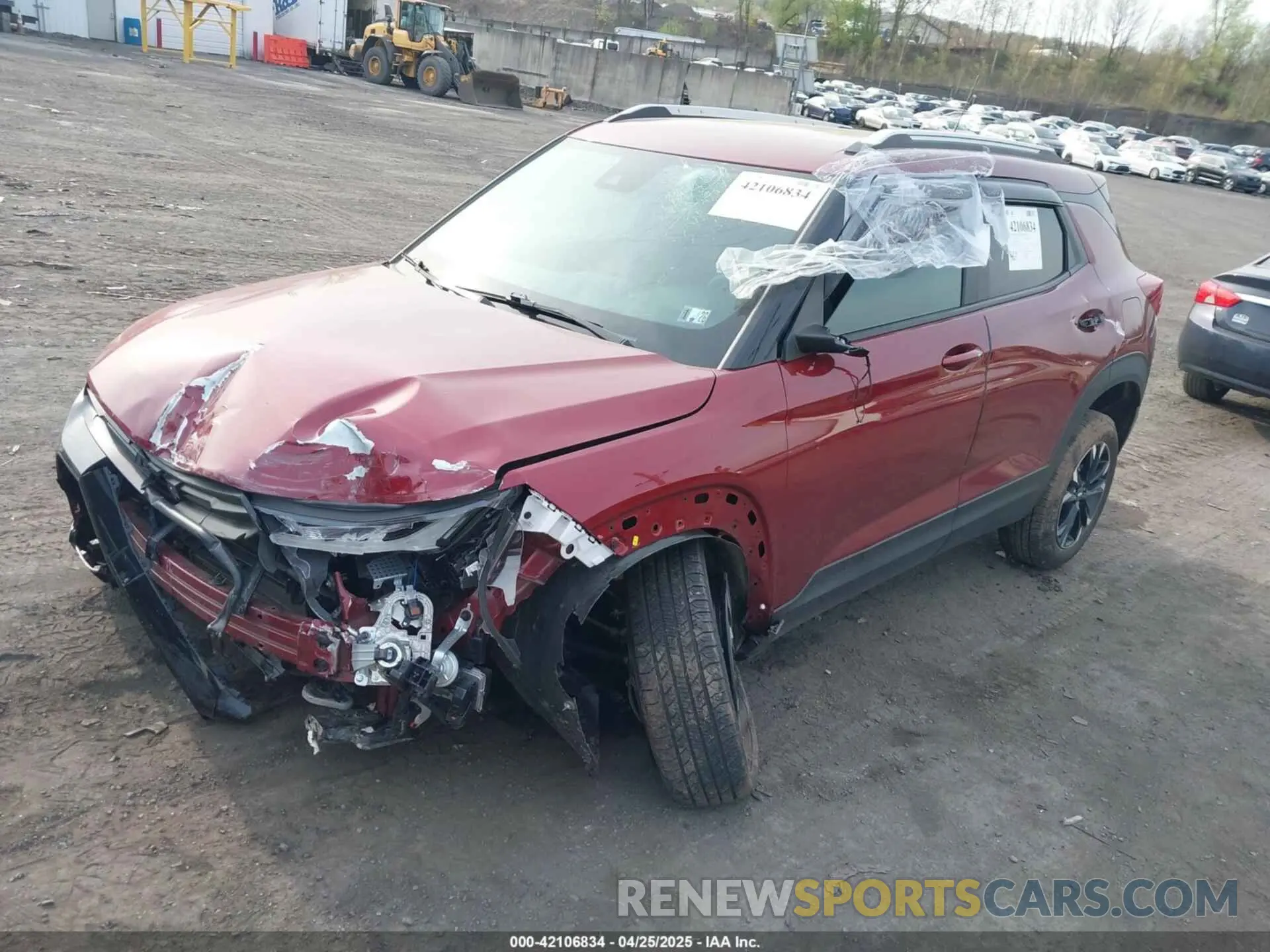 2 Photograph of a damaged car KL79MRSL8NB096010 CHEVROLET TRAILBLAZER 2022