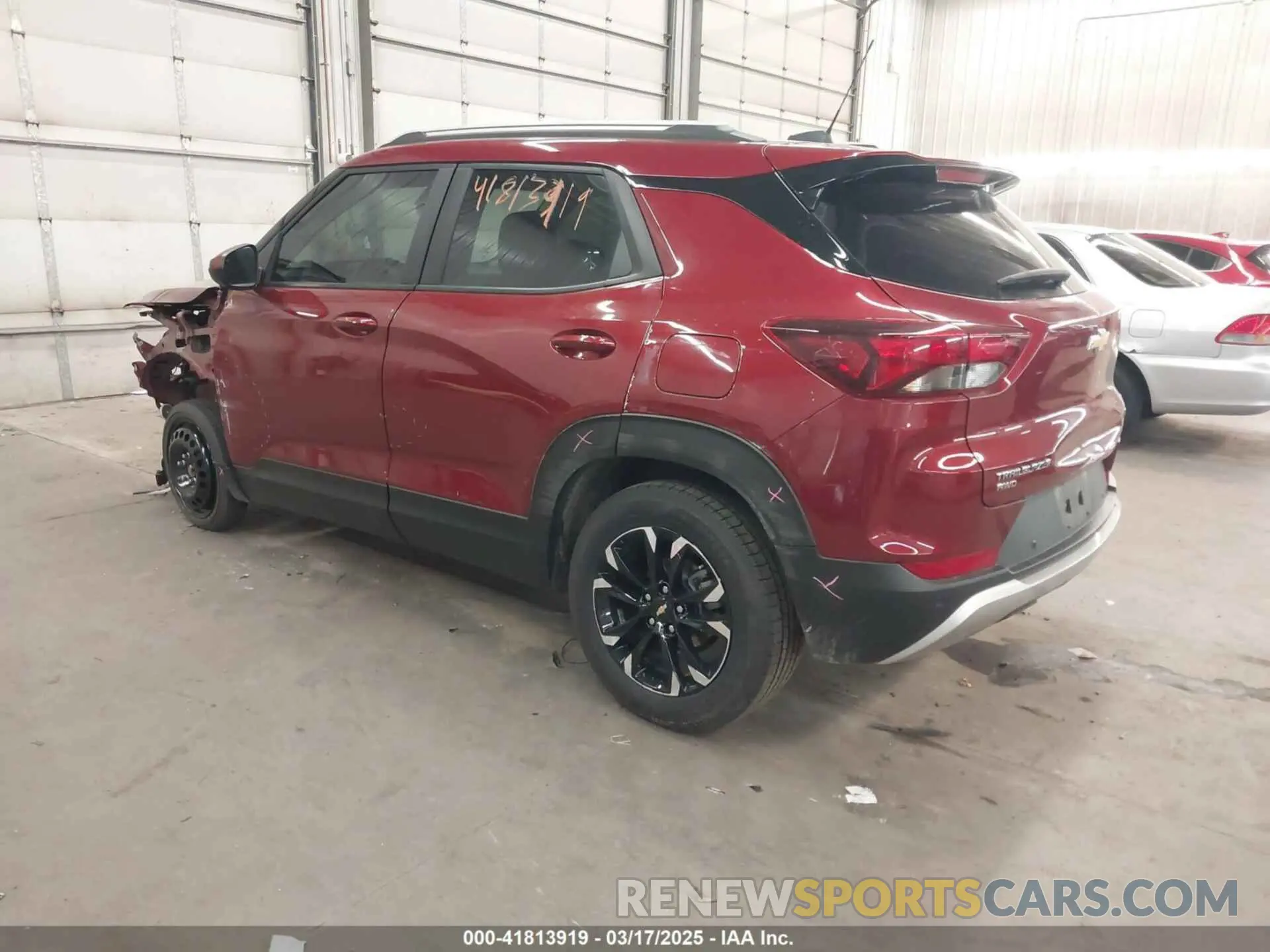 3 Photograph of a damaged car KL79MRSL9NB093262 CHEVROLET TRAILBLAZER 2022