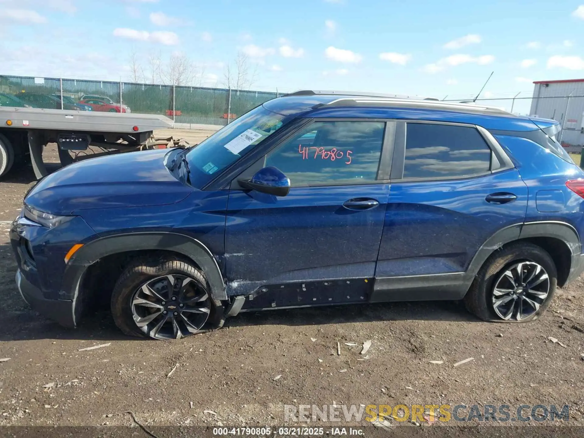 14 Photograph of a damaged car KL79MRSLXNB087499 CHEVROLET TRAILBLAZER 2022