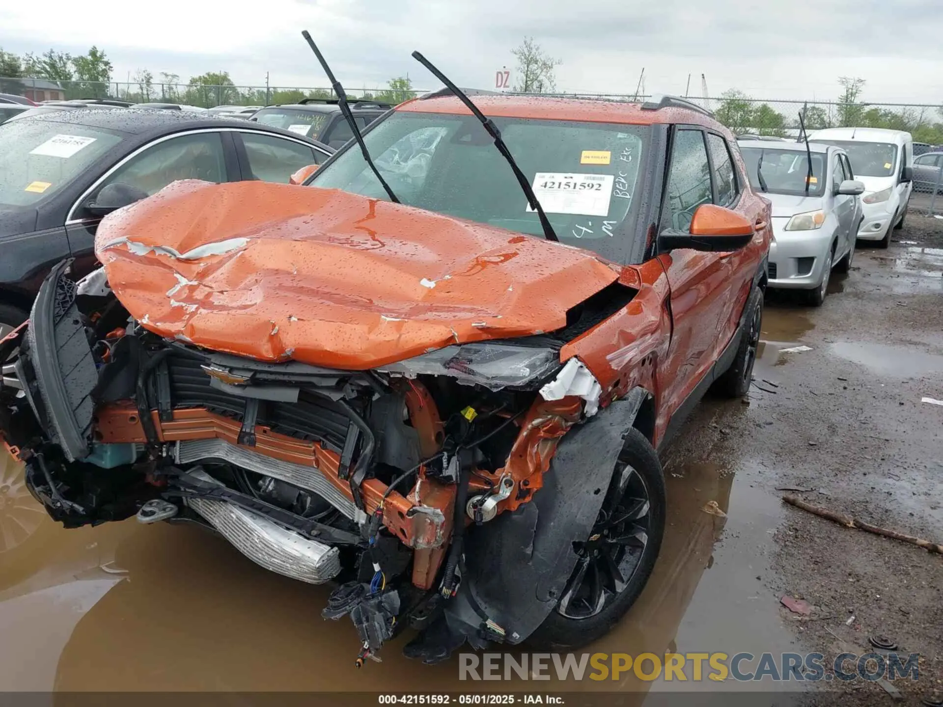 2 Photograph of a damaged car KL79MRSLXNB130481 CHEVROLET TRAILBLAZER 2022