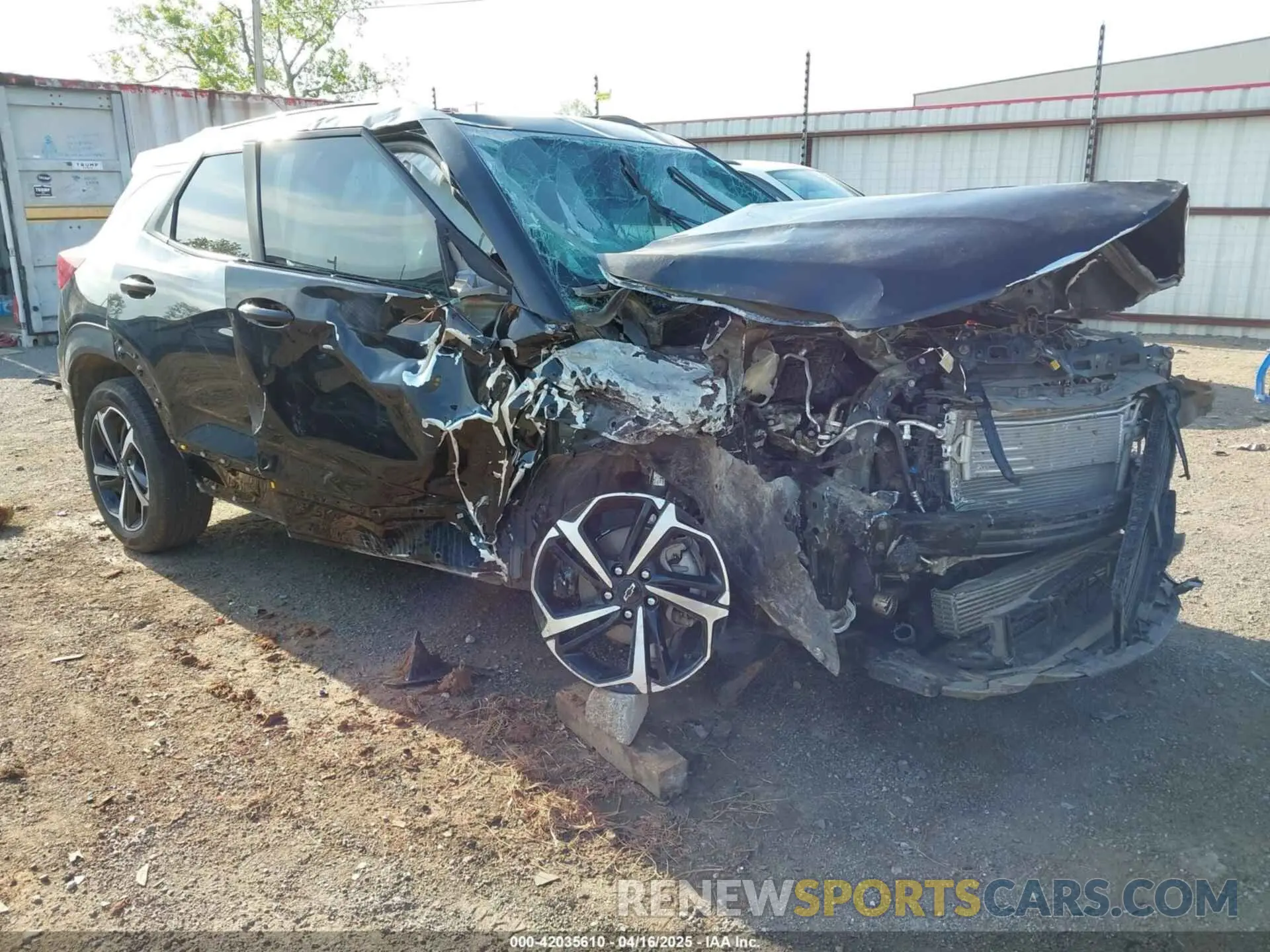 1 Photograph of a damaged car KL79MTSL1NB106972 CHEVROLET TRAILBLAZER 2022