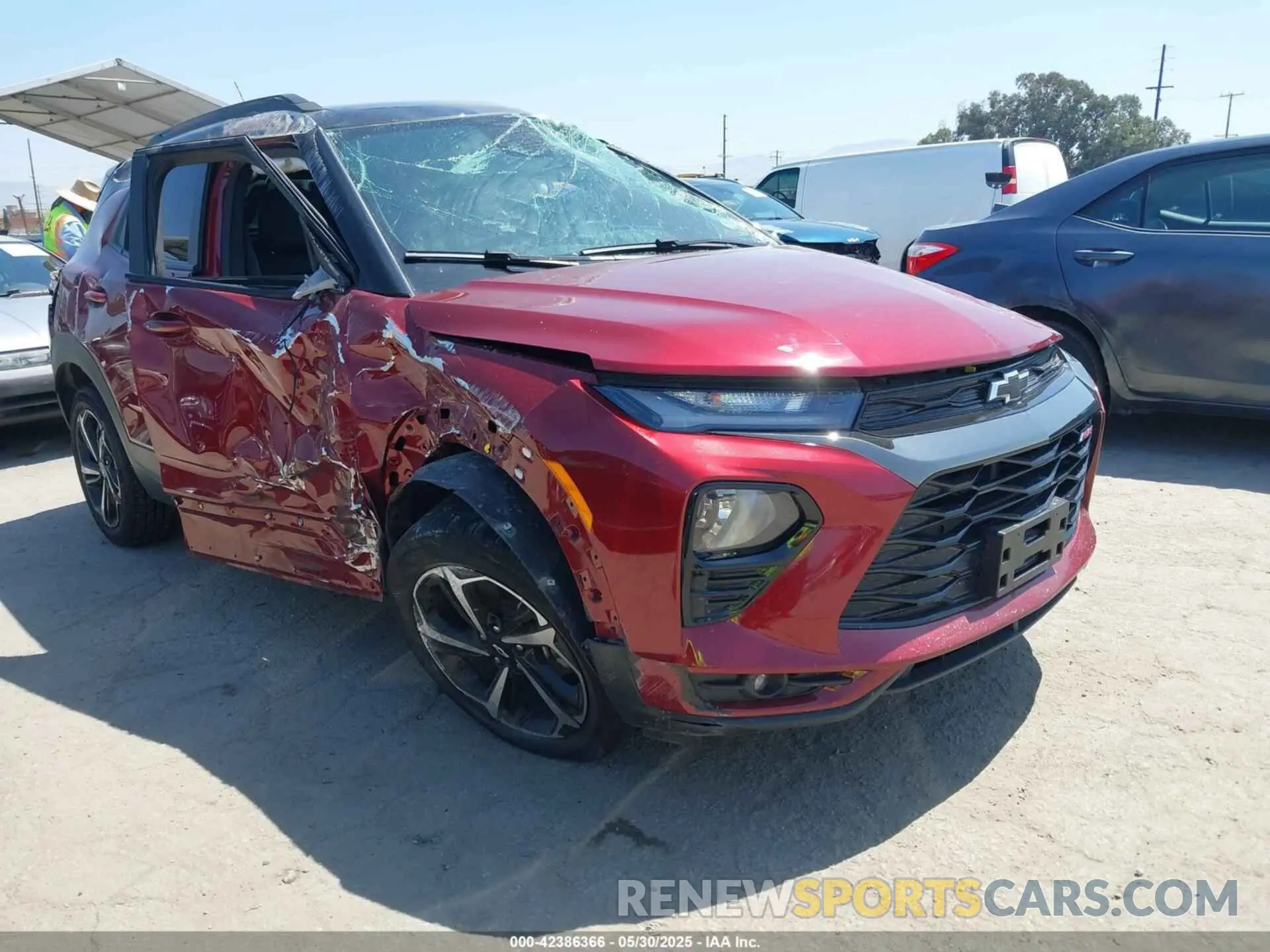 1 Photograph of a damaged car KL79MTSL5NB116033 CHEVROLET TRAILBLAZER 2022
