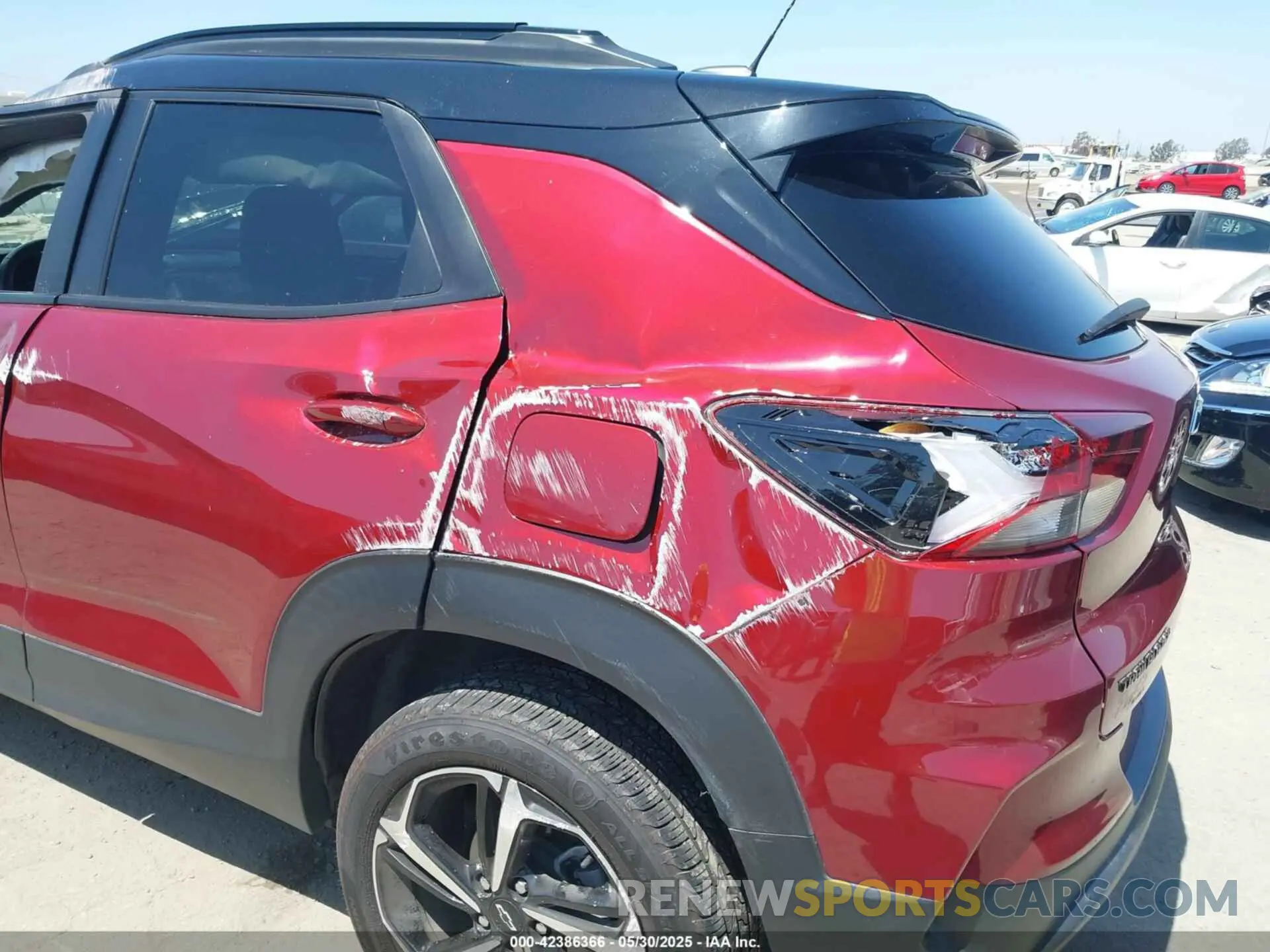 6 Photograph of a damaged car KL79MTSL5NB116033 CHEVROLET TRAILBLAZER 2022