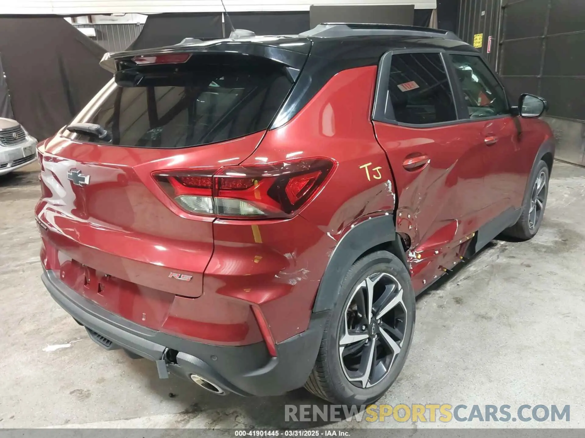 4 Photograph of a damaged car KL79MTSL6NB080806 CHEVROLET TRAILBLAZER 2022