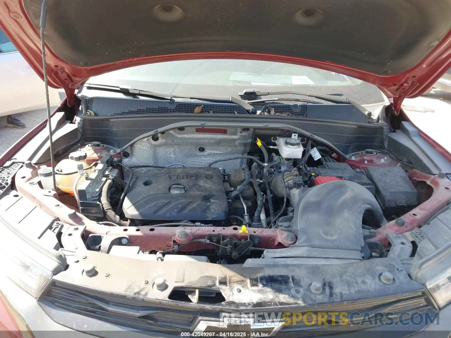 10 Photograph of a damaged car KL79MTSL7NB108094 CHEVROLET TRAILBLAZER 2022
