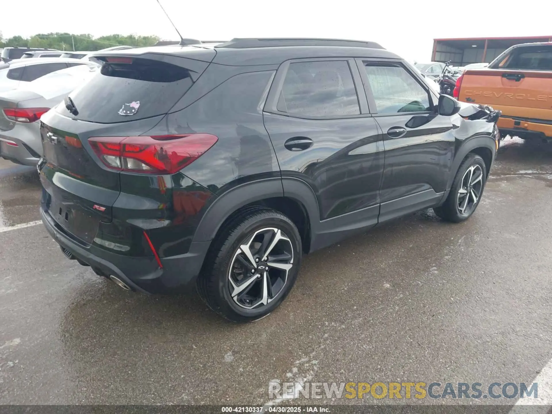 4 Photograph of a damaged car KL79MTSL8NB019134 CHEVROLET TRAILBLAZER 2022