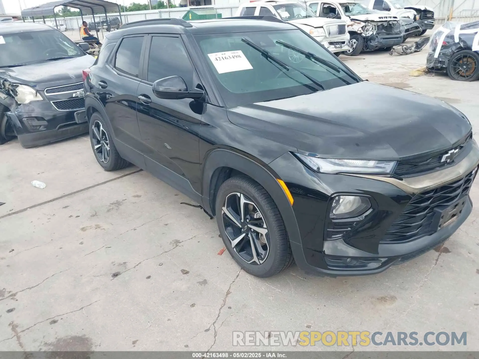 1 Photograph of a damaged car KL79MTSL8NB049234 CHEVROLET TRAILBLAZER 2022