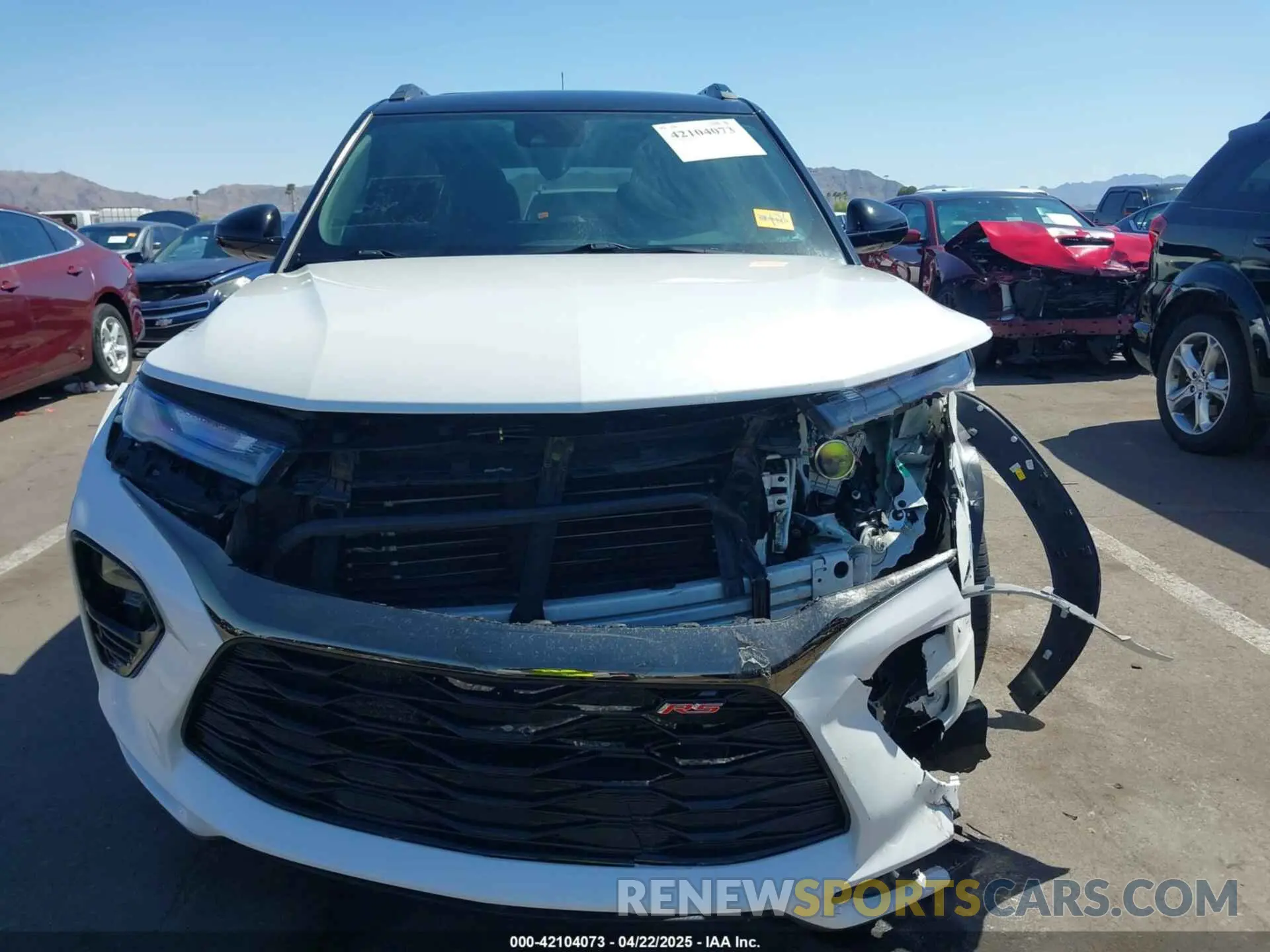 12 Photograph of a damaged car KL79MTSL8NB120156 CHEVROLET TRAILBLAZER 2022