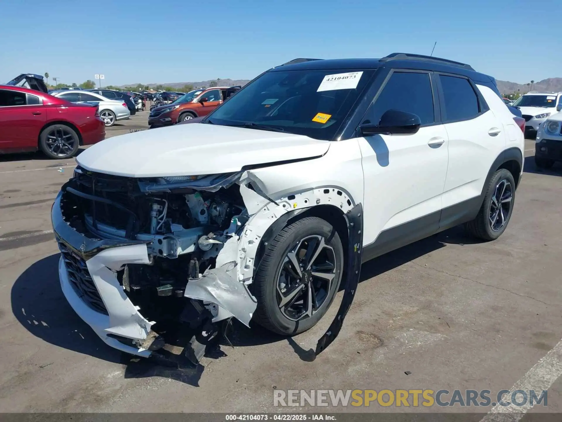 6 Photograph of a damaged car KL79MTSL8NB120156 CHEVROLET TRAILBLAZER 2022