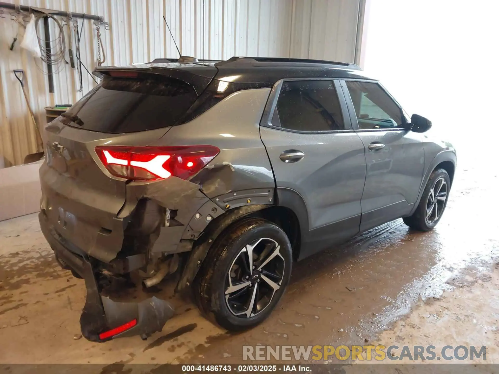 4 Photograph of a damaged car KL79MTSLXNB019250 CHEVROLET TRAILBLAZER 2022