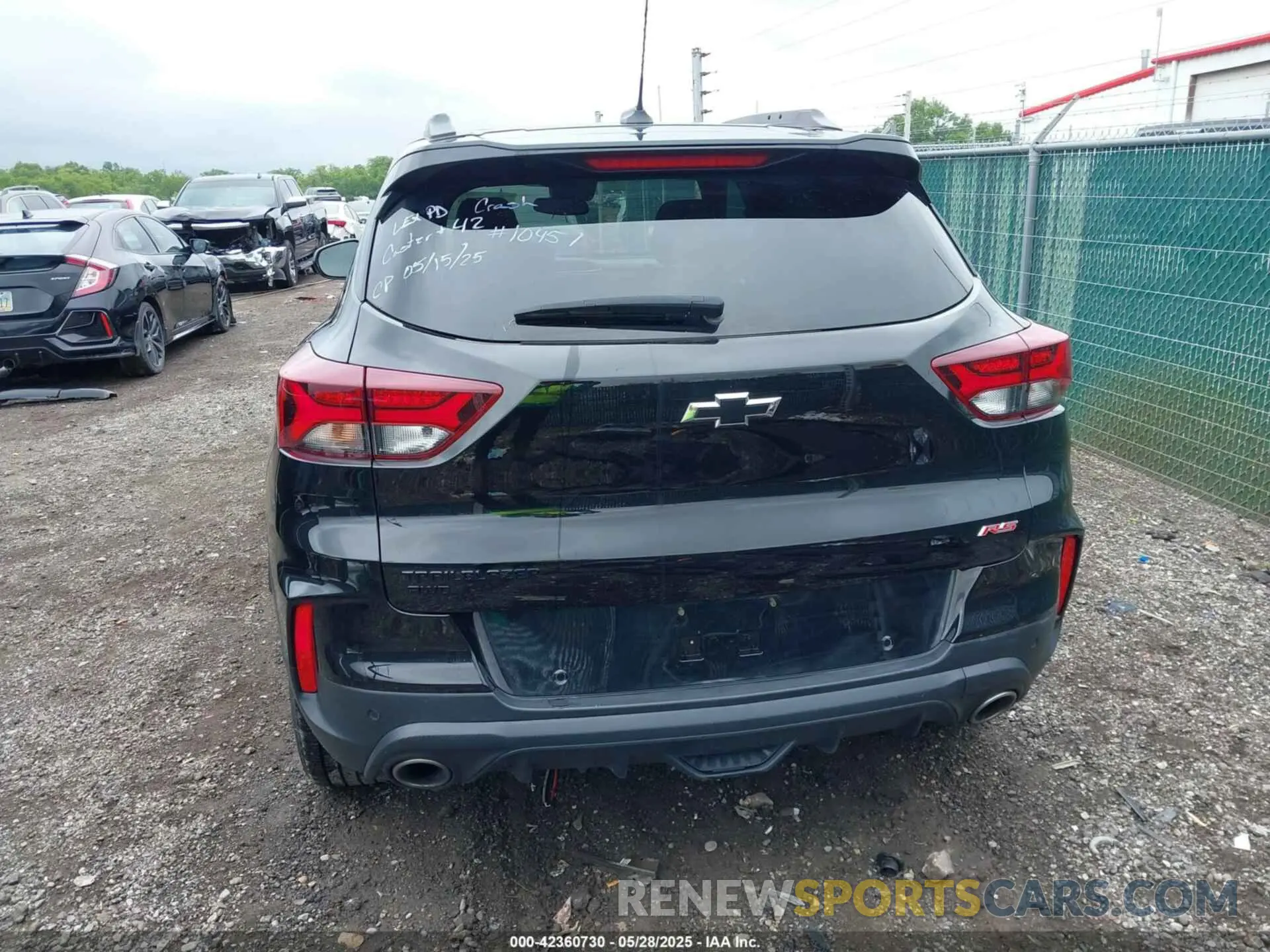 17 Photograph of a damaged car KL79MUSL5NB040464 CHEVROLET TRAILBLAZER 2022