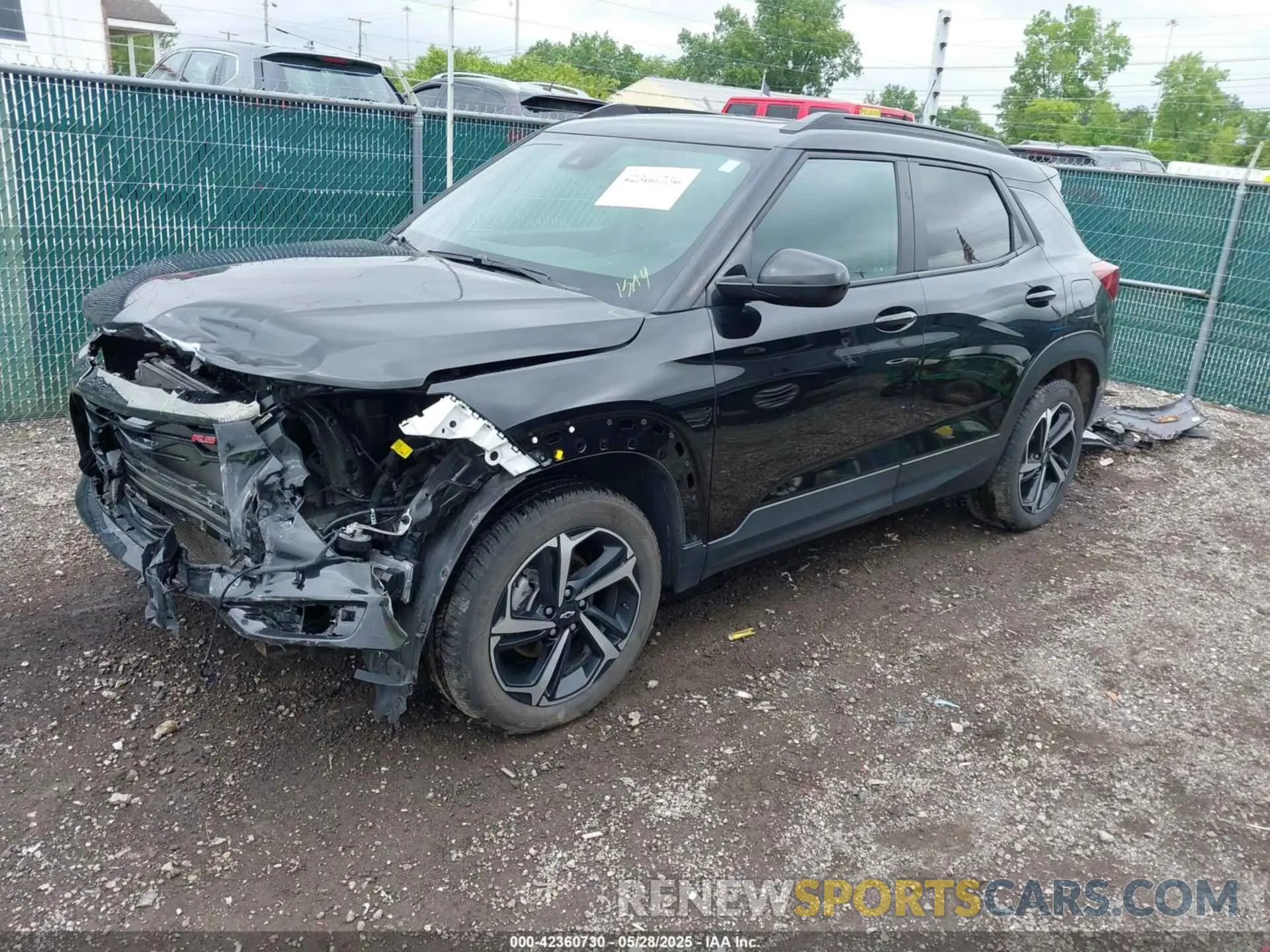2 Photograph of a damaged car KL79MUSL5NB040464 CHEVROLET TRAILBLAZER 2022