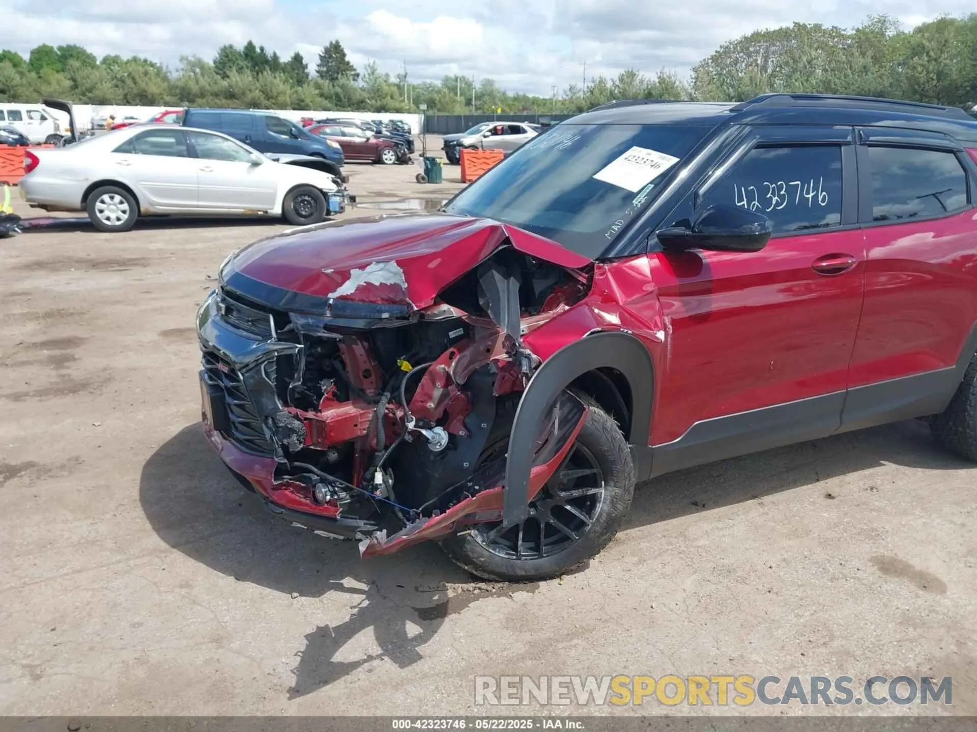 6 Photograph of a damaged car KL79MUSL7NB146091 CHEVROLET TRAILBLAZER 2022