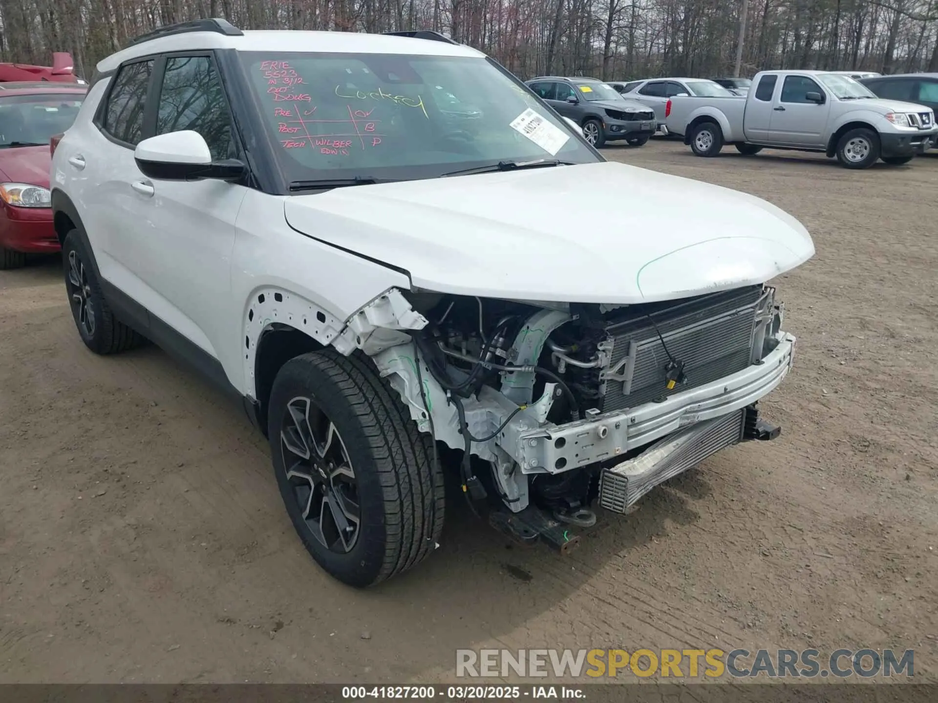 1 Photograph of a damaged car KL79MVSL3NB035950 CHEVROLET TRAILBLAZER 2022