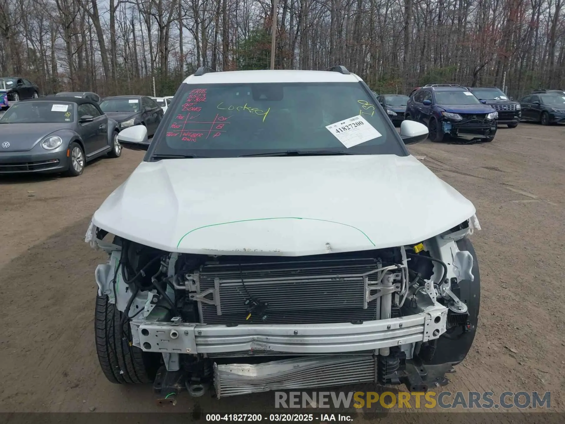 13 Photograph of a damaged car KL79MVSL3NB035950 CHEVROLET TRAILBLAZER 2022