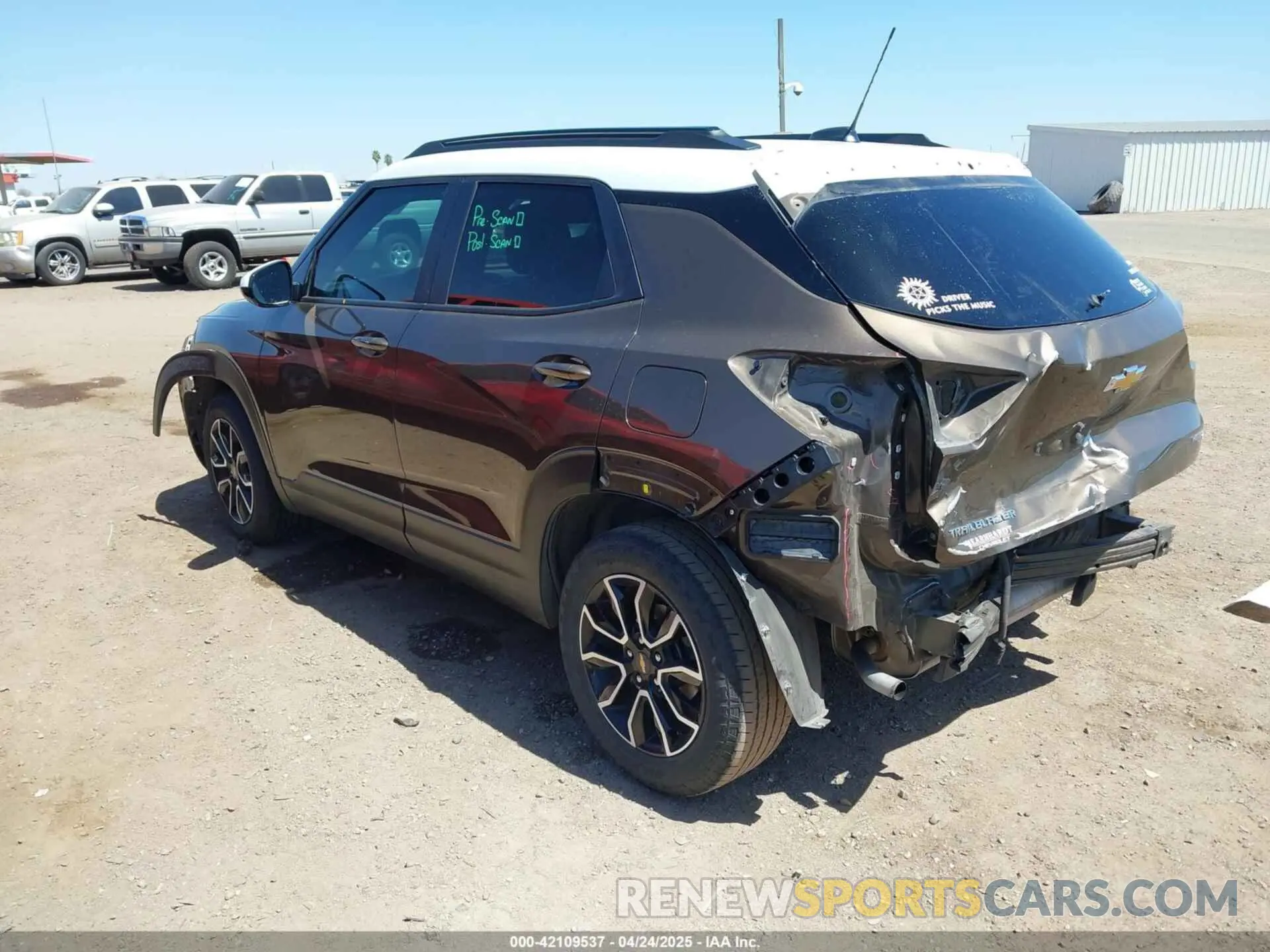 3 Photograph of a damaged car KL79MVSL3NB056328 CHEVROLET TRAILBLAZER 2022