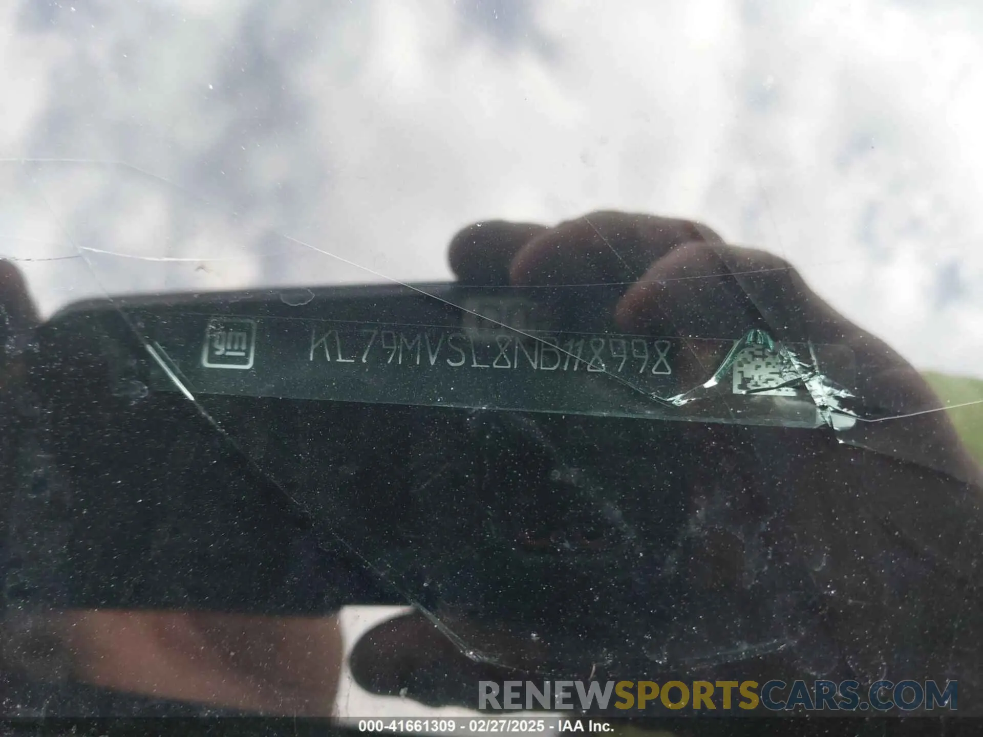 9 Photograph of a damaged car KL79MVSL8NB118998 CHEVROLET TRAILBLAZER 2022