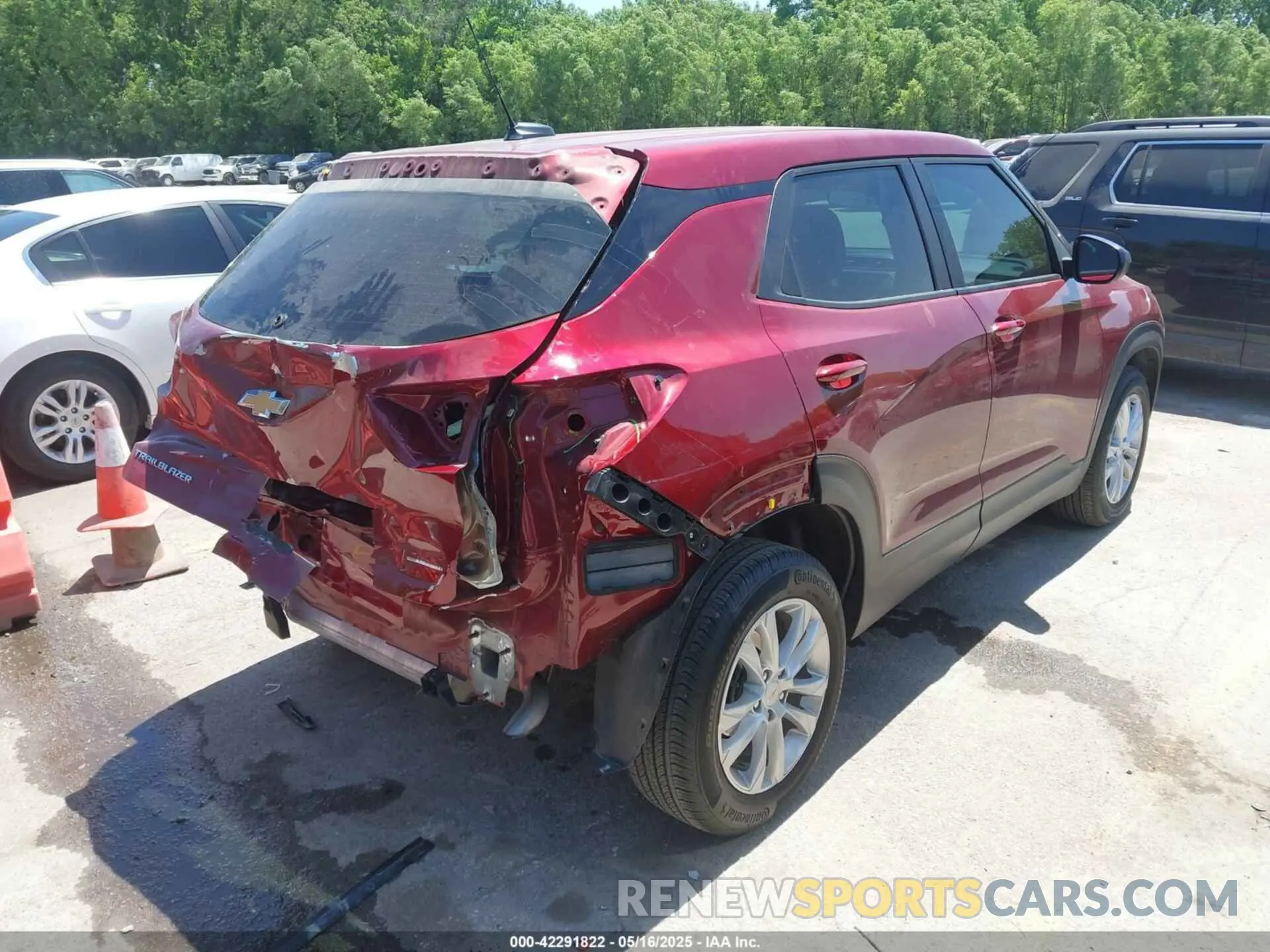 4 Photograph of a damaged car KL79MMS27PB170448 CHEVROLET TRAILBLAZER 2023