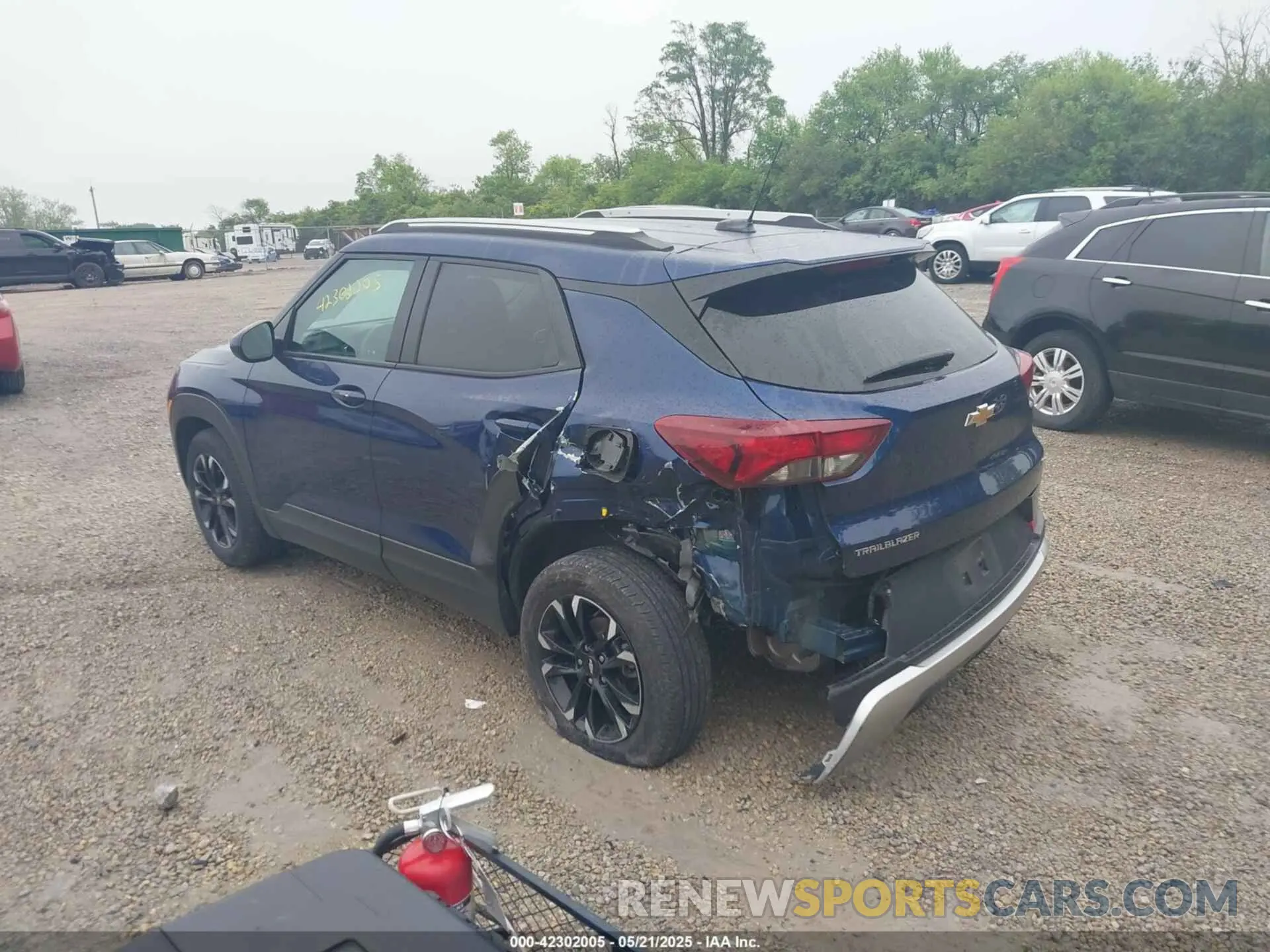 3 Photograph of a damaged car KL79MPS21PB099345 CHEVROLET TRAILBLAZER 2023