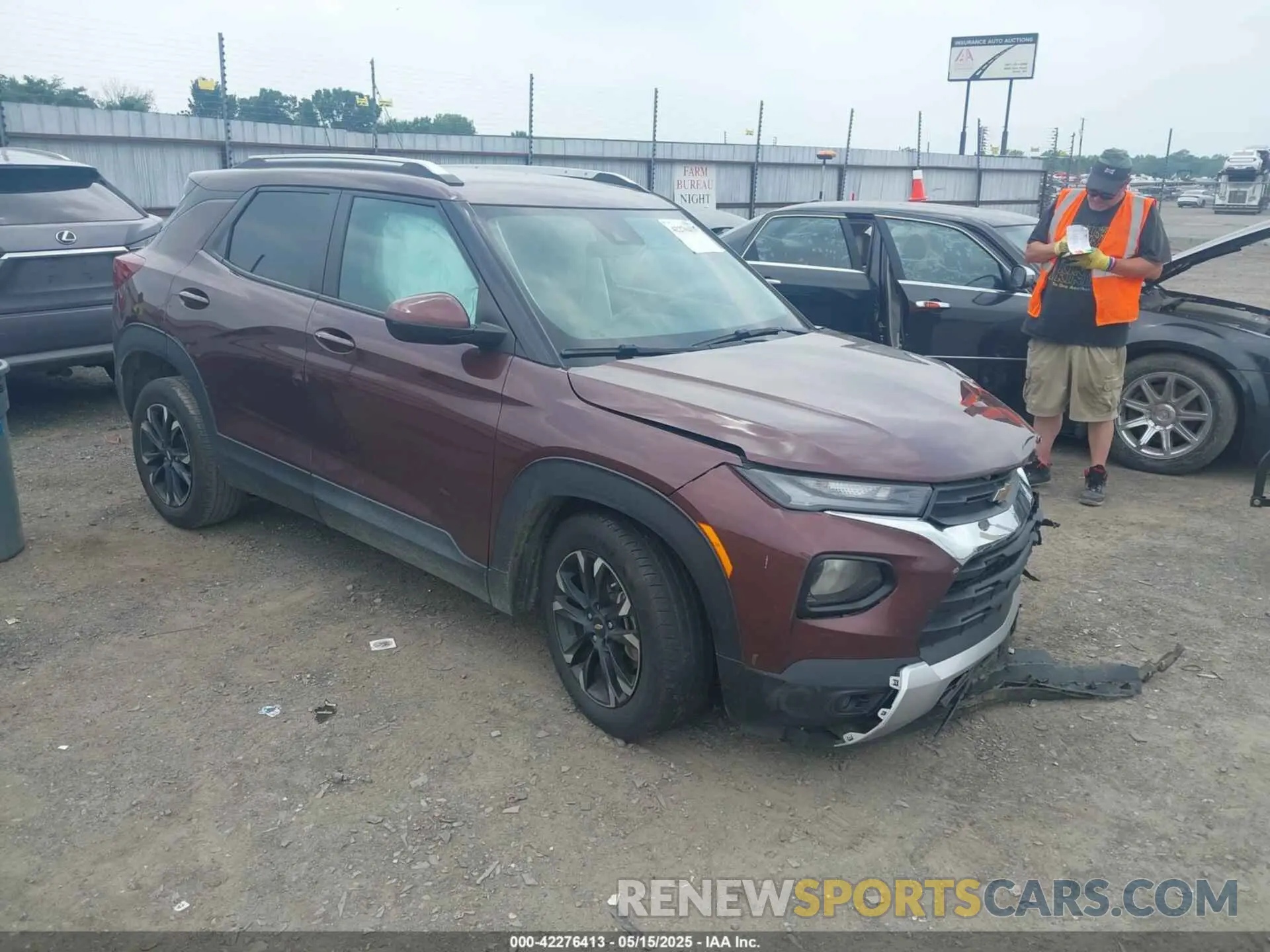 1 Photograph of a damaged car KL79MPS24PB062483 CHEVROLET TRAILBLAZER 2023