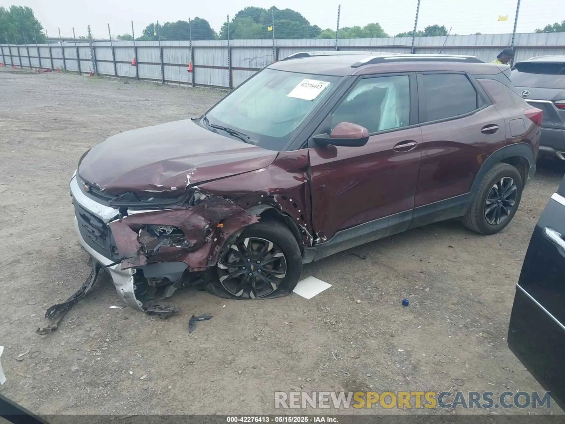 2 Photograph of a damaged car KL79MPS24PB062483 CHEVROLET TRAILBLAZER 2023