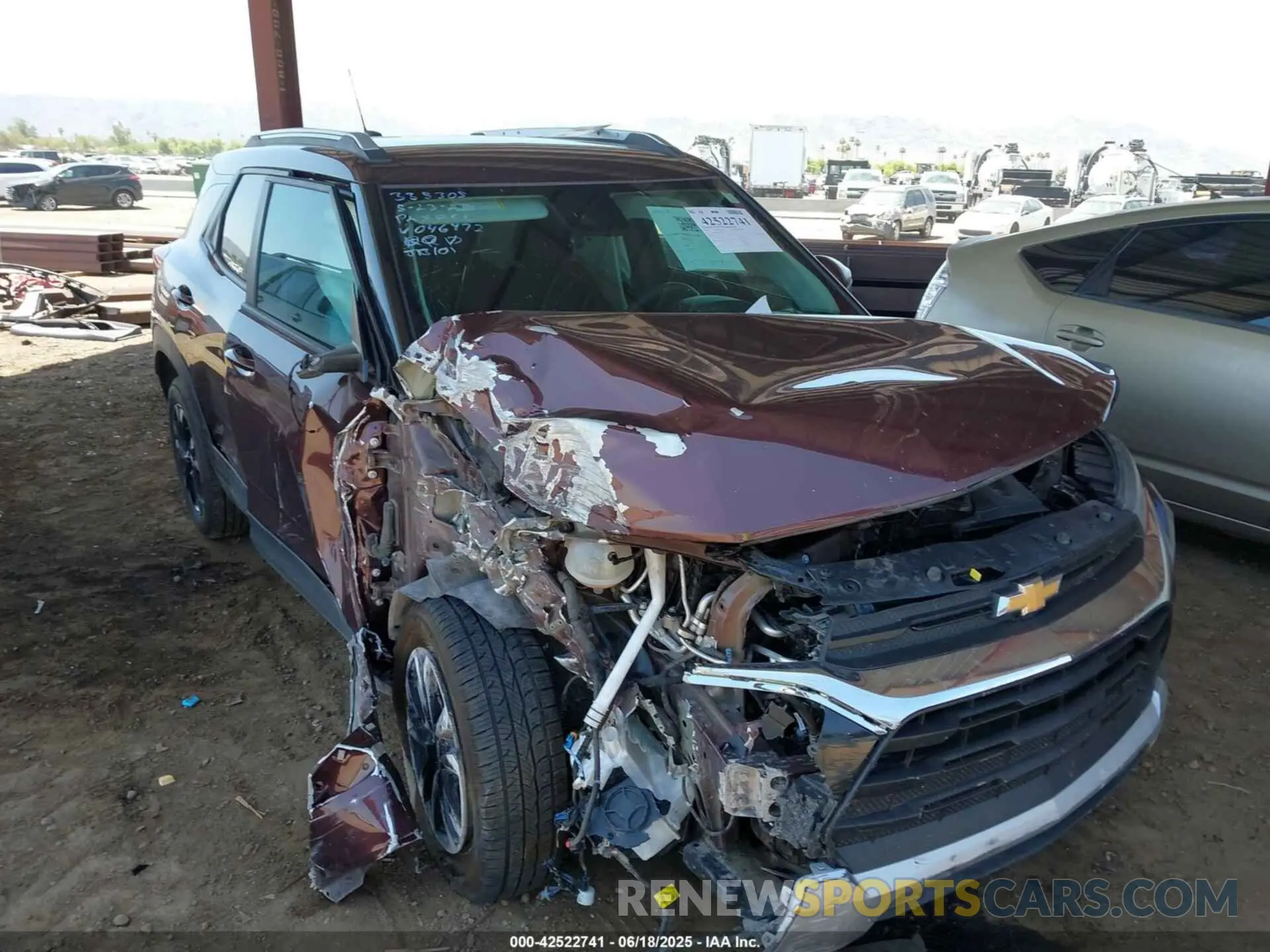 6 Photograph of a damaged car KL79MPS27PB046472 CHEVROLET TRAILBLAZER 2023