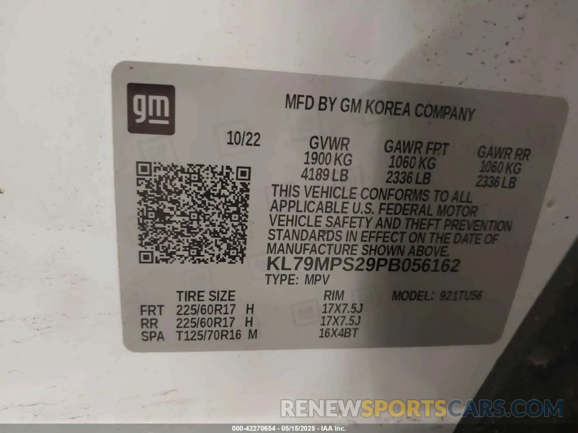 9 Photograph of a damaged car KL79MPS29PB056162 CHEVROLET TRAILBLAZER 2023